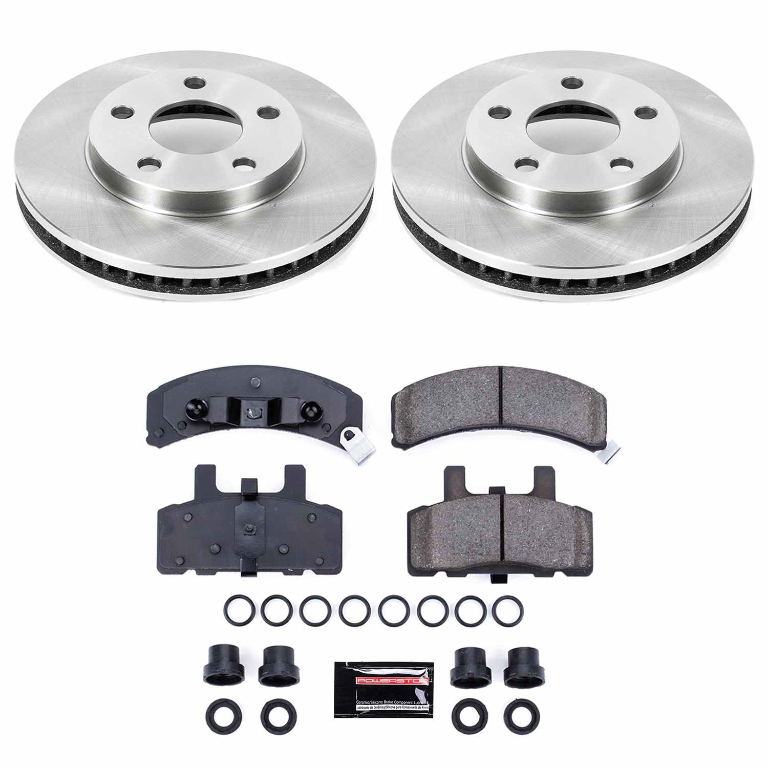 Power Stop - KOE3132 - Front - Disc Brake Pad and Rotor Kit
