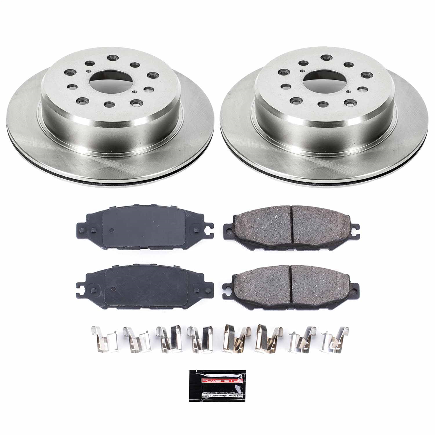 Power Stop - KOE3134 - Rear - Disc Brake Pad and Rotor Kit