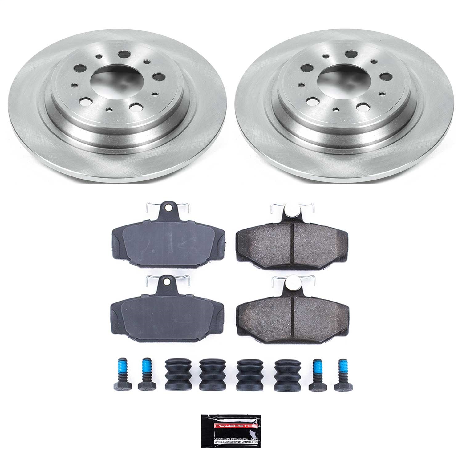 Power Stop - KOE3139 - Rear - Disc Brake Pad and Rotor Kit