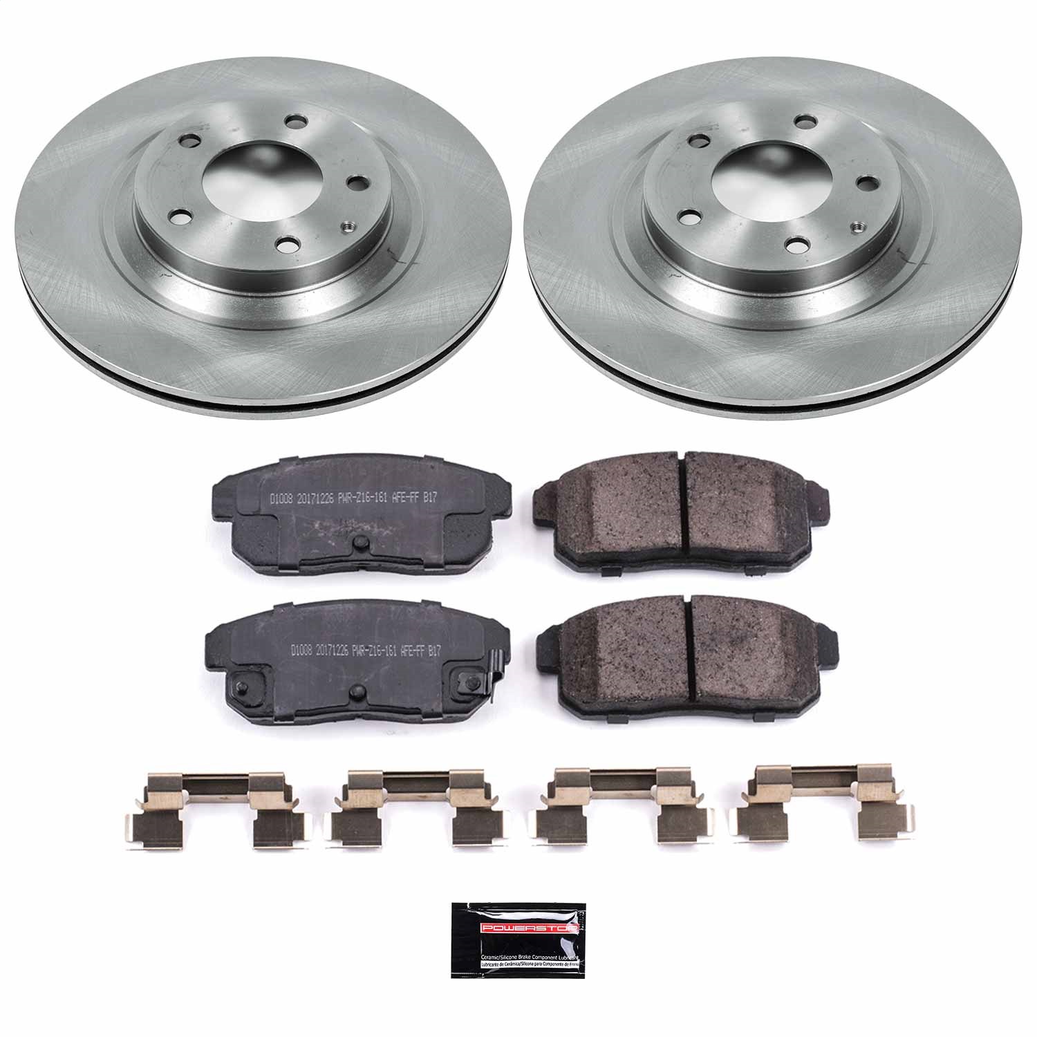 Power Stop - KOE3146 - Rear - Disc Brake Pad and Rotor Kit