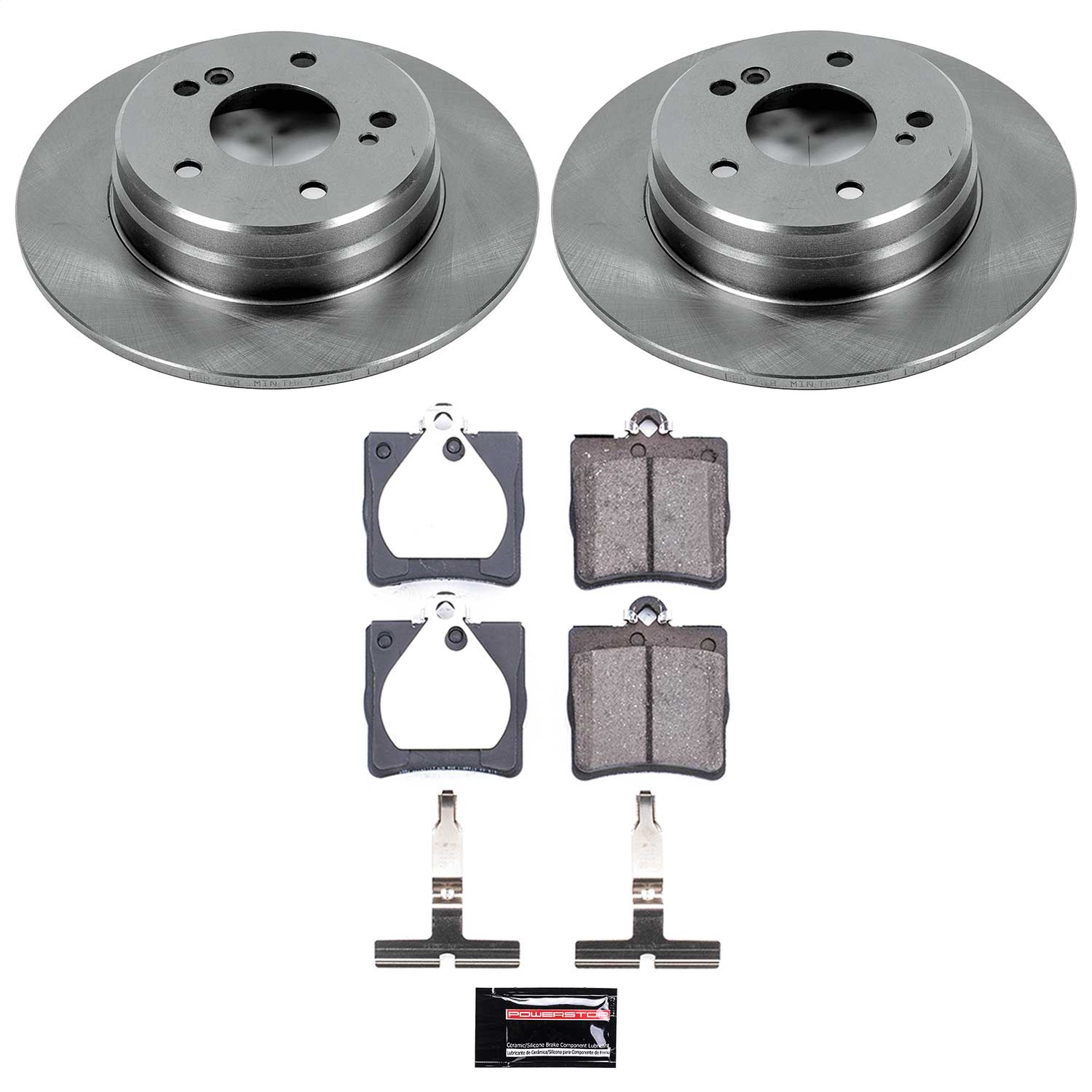 Power Stop - KOE368 - Rear - Disc Brake Pad and Rotor Kit