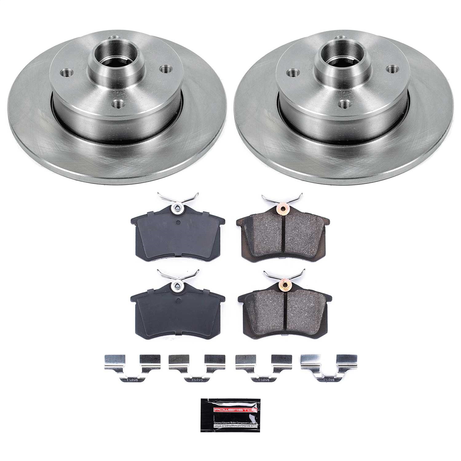 Power Stop - KOE370 - Rear - Disc Brake Pad and Rotor Kit