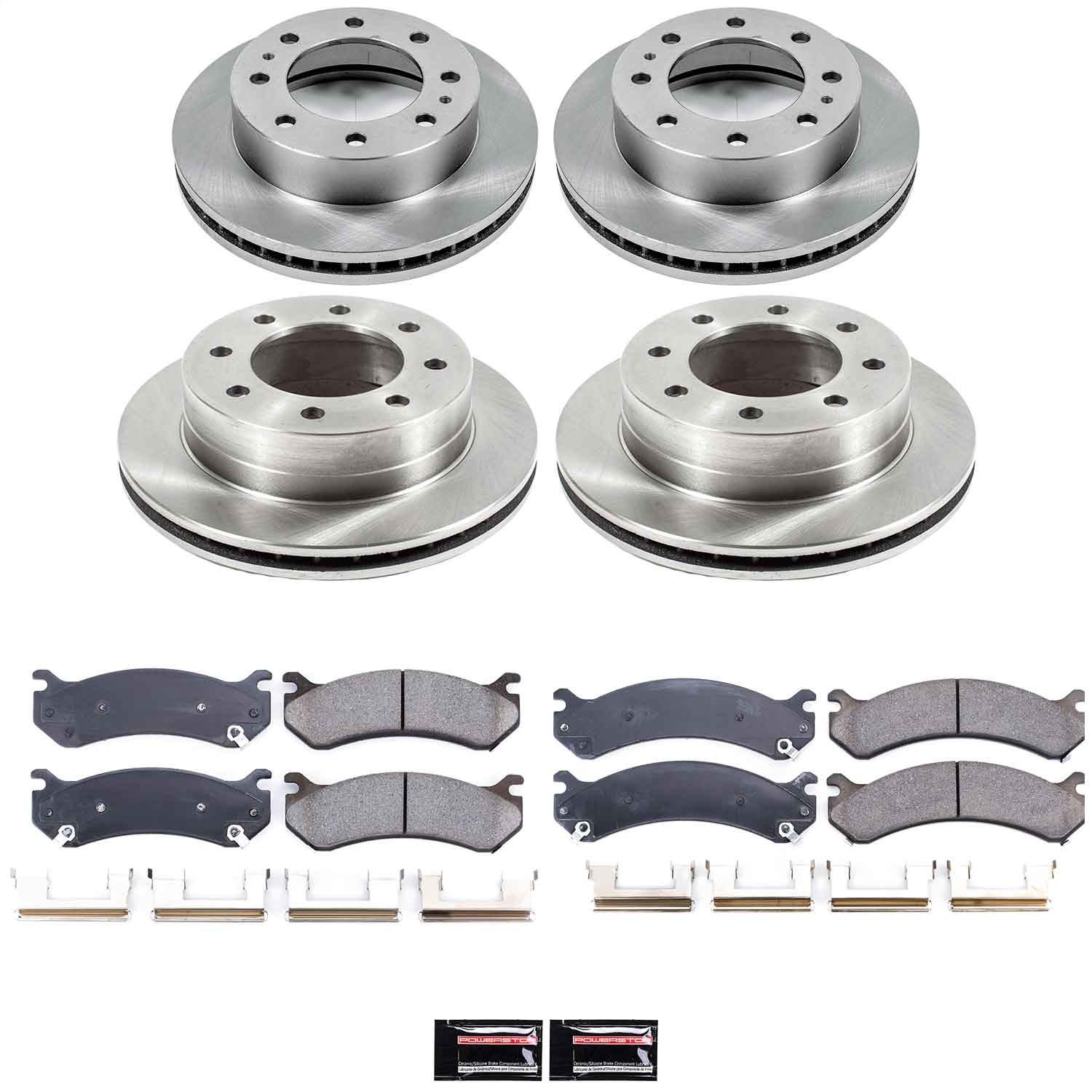 Power Stop - KOE4426 - Front and Rear - Disc Brake Pad and Rotor Kit