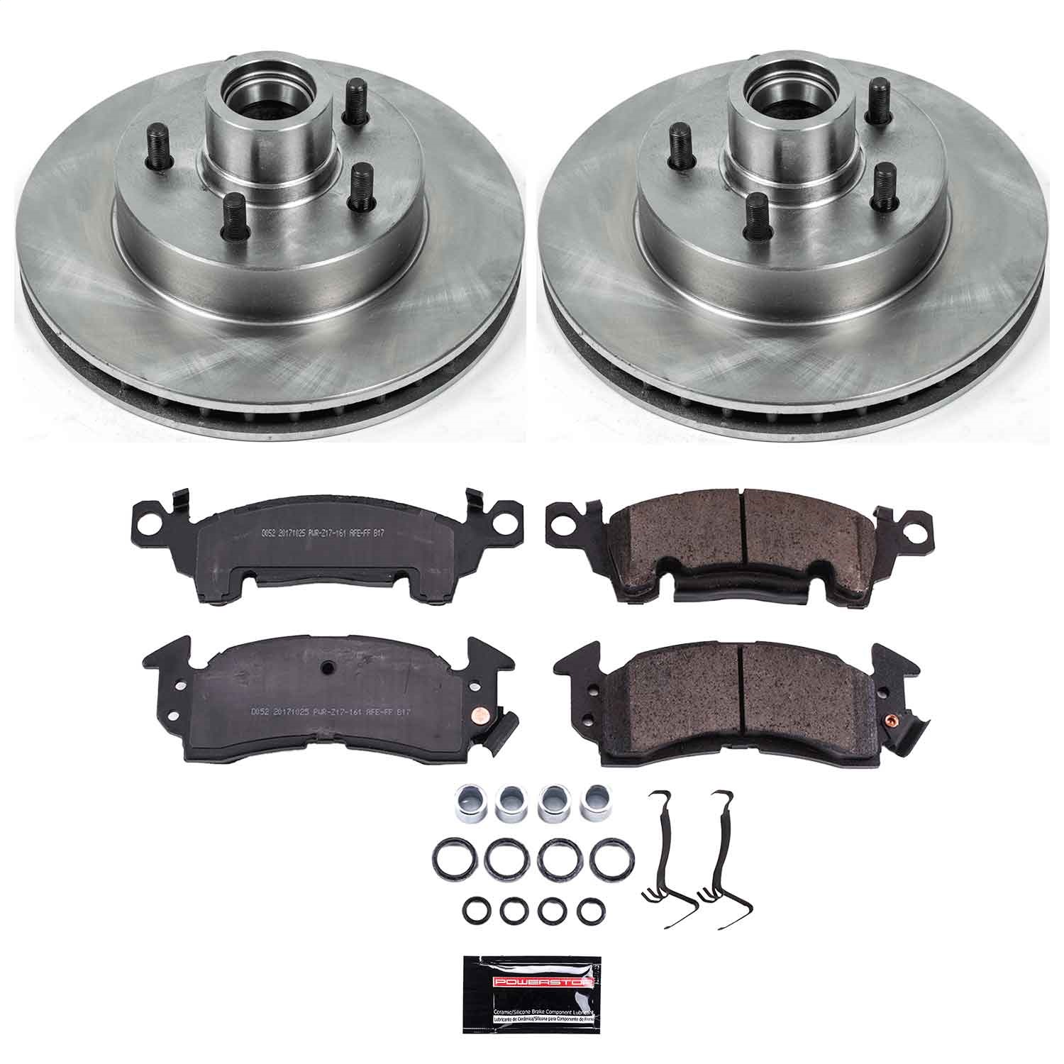 Power Stop - KOE4539 - Front - Disc Brake Pad and Rotor Kit