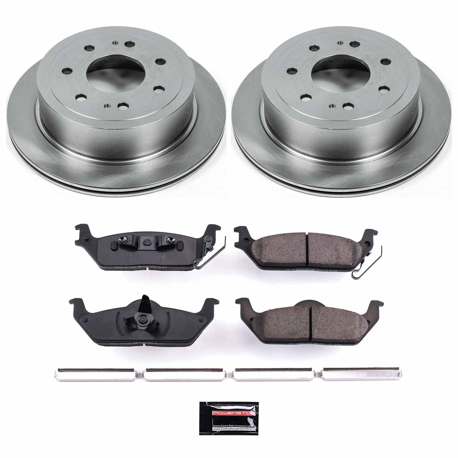 Power Stop - KOE4556 - Rear - Disc Brake Pad and Rotor Kit