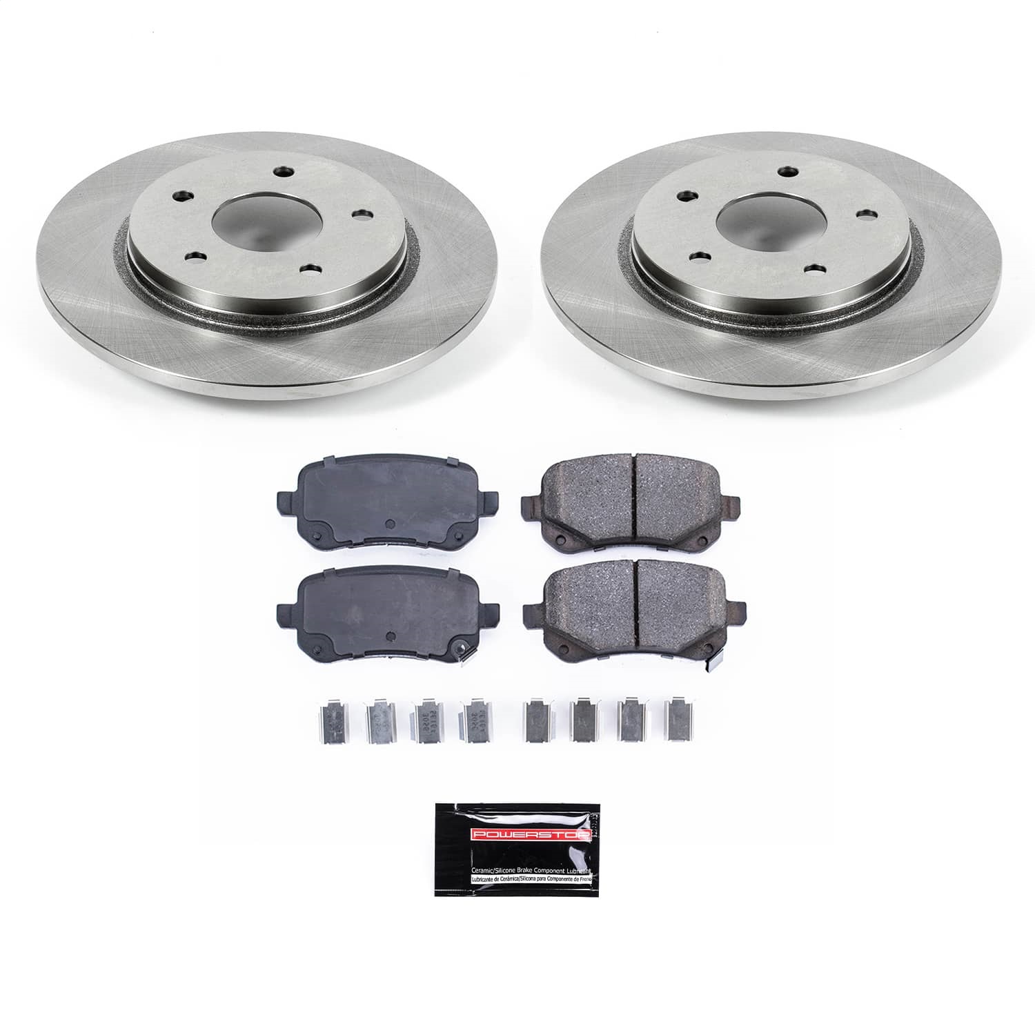 Power Stop - KOE4569 - Rear - Disc Brake Pad and Rotor Kit