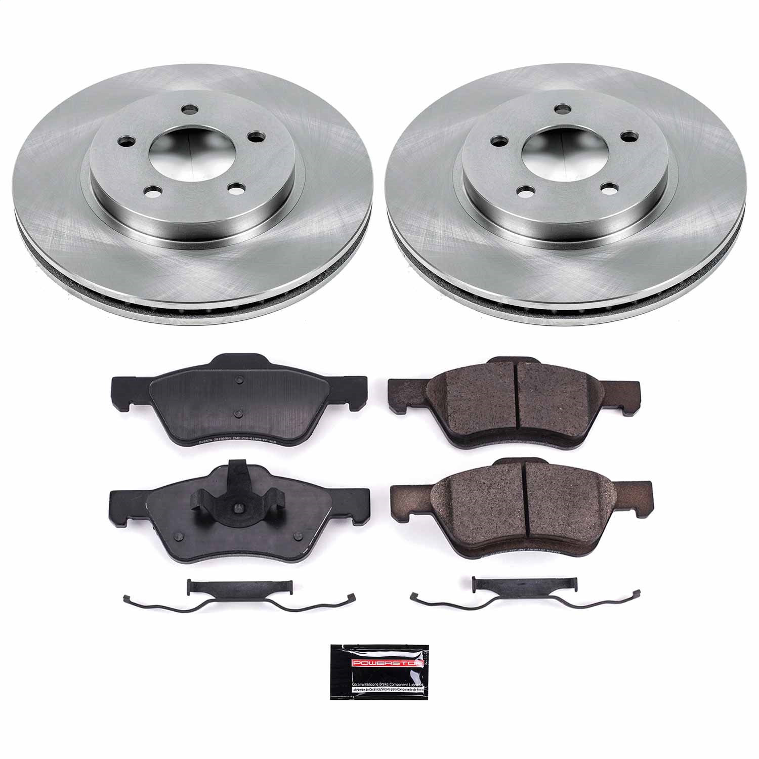 Power Stop - KOE4580 - Front - Disc Brake Pad and Rotor Kit