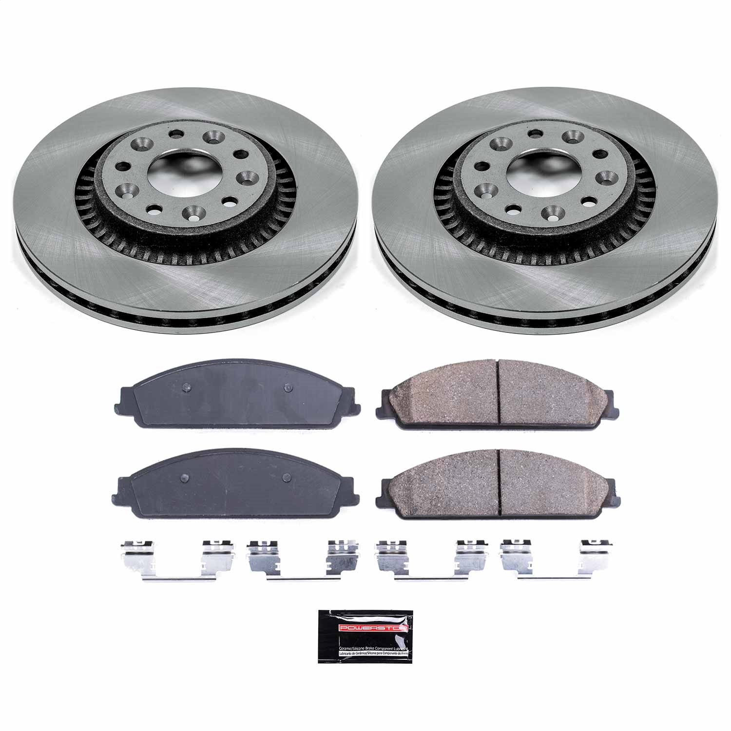 Power Stop - KOE4599 - Front - Disc Brake Pad and Rotor Kit