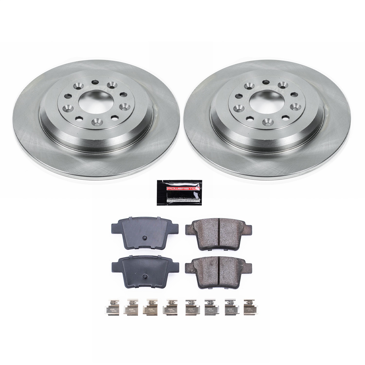Power Stop - KOE4600 - Rear - Disc Brake Pad and Rotor Kit