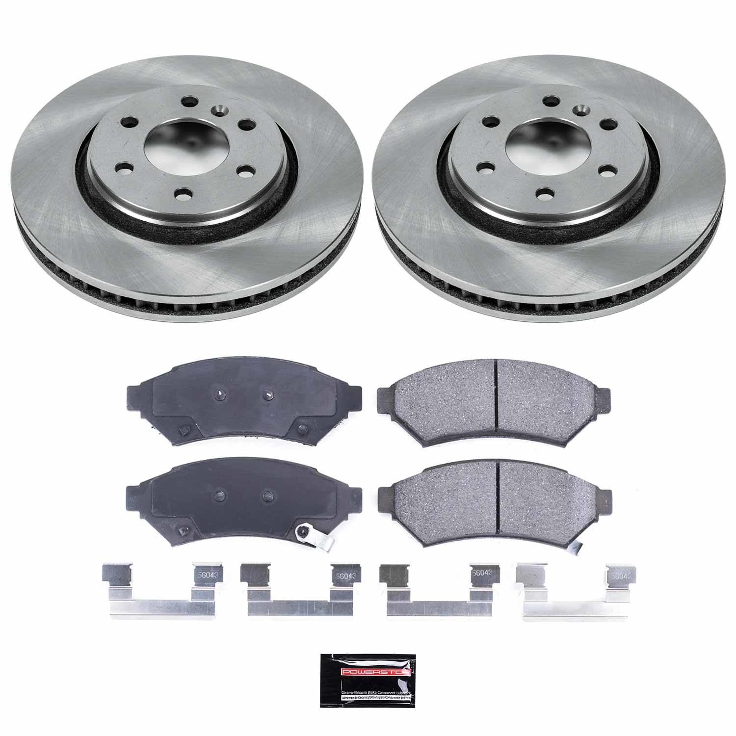 Power Stop - KOE4602 - Front - Disc Brake Pad and Rotor Kit