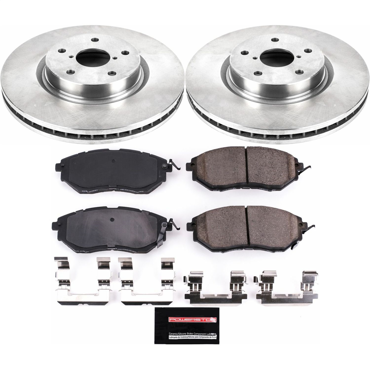 Power Stop - KOE4603 - Front - Disc Brake Pad and Rotor Kit