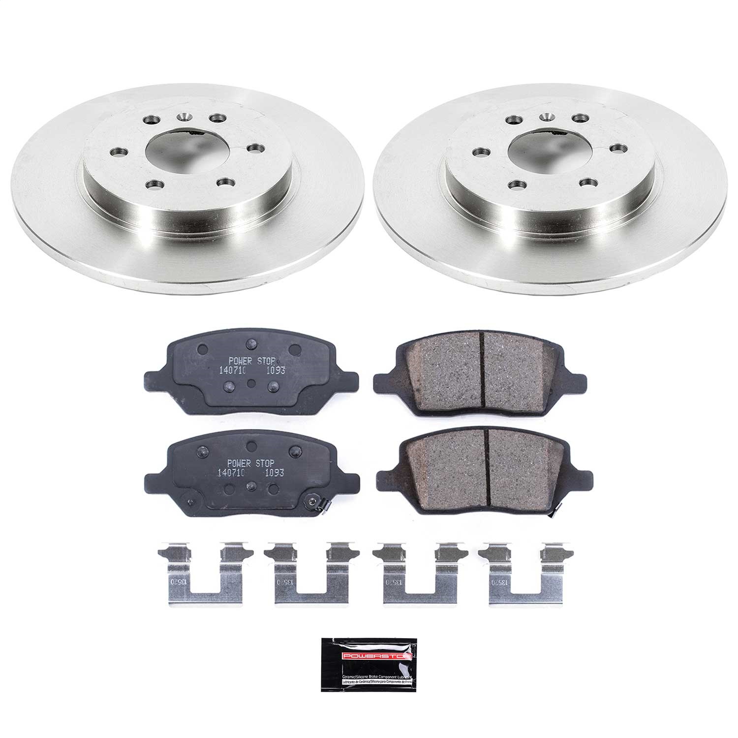 Power Stop - KOE4609 - Rear - Disc Brake Pad and Rotor Kit
