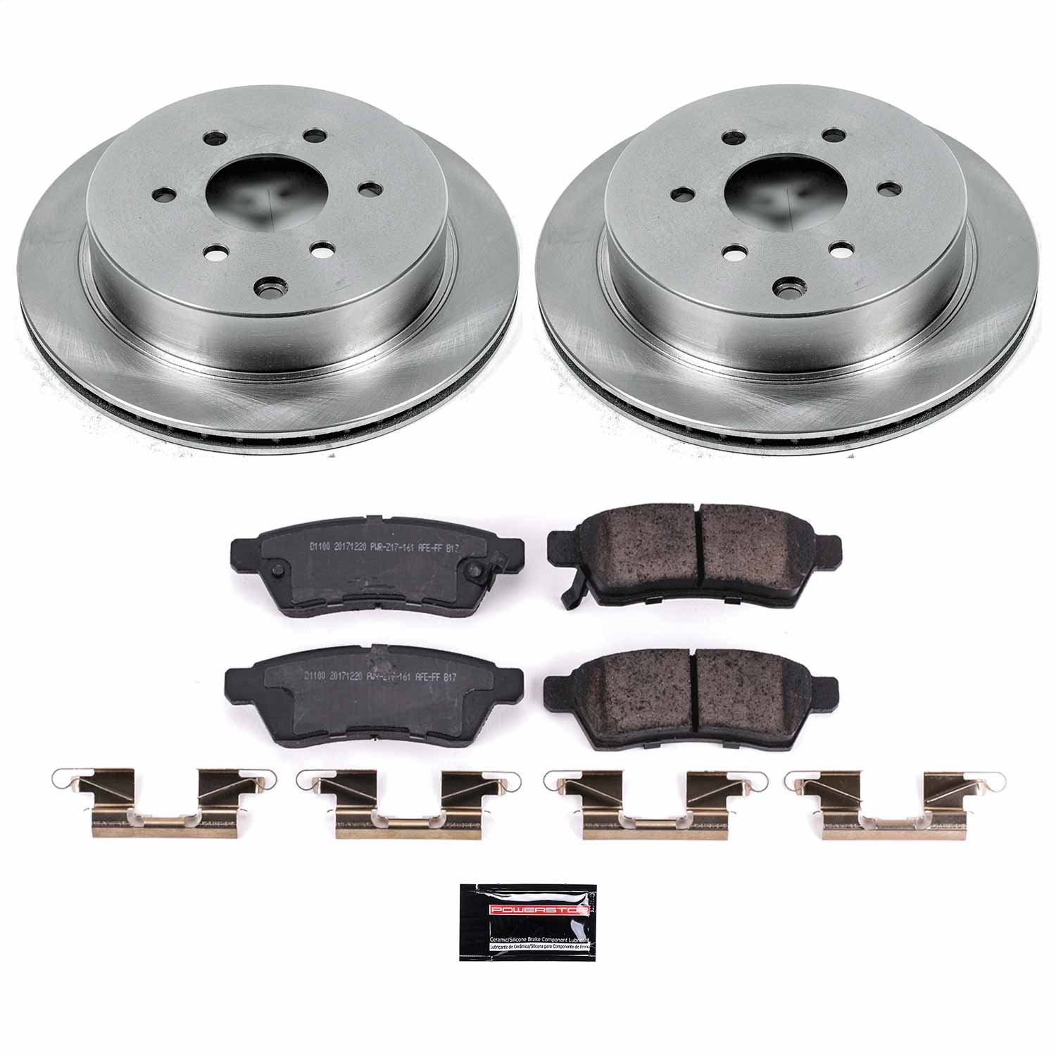 Power Stop - KOE4621 - Rear - Disc Brake Pad and Rotor Kit
