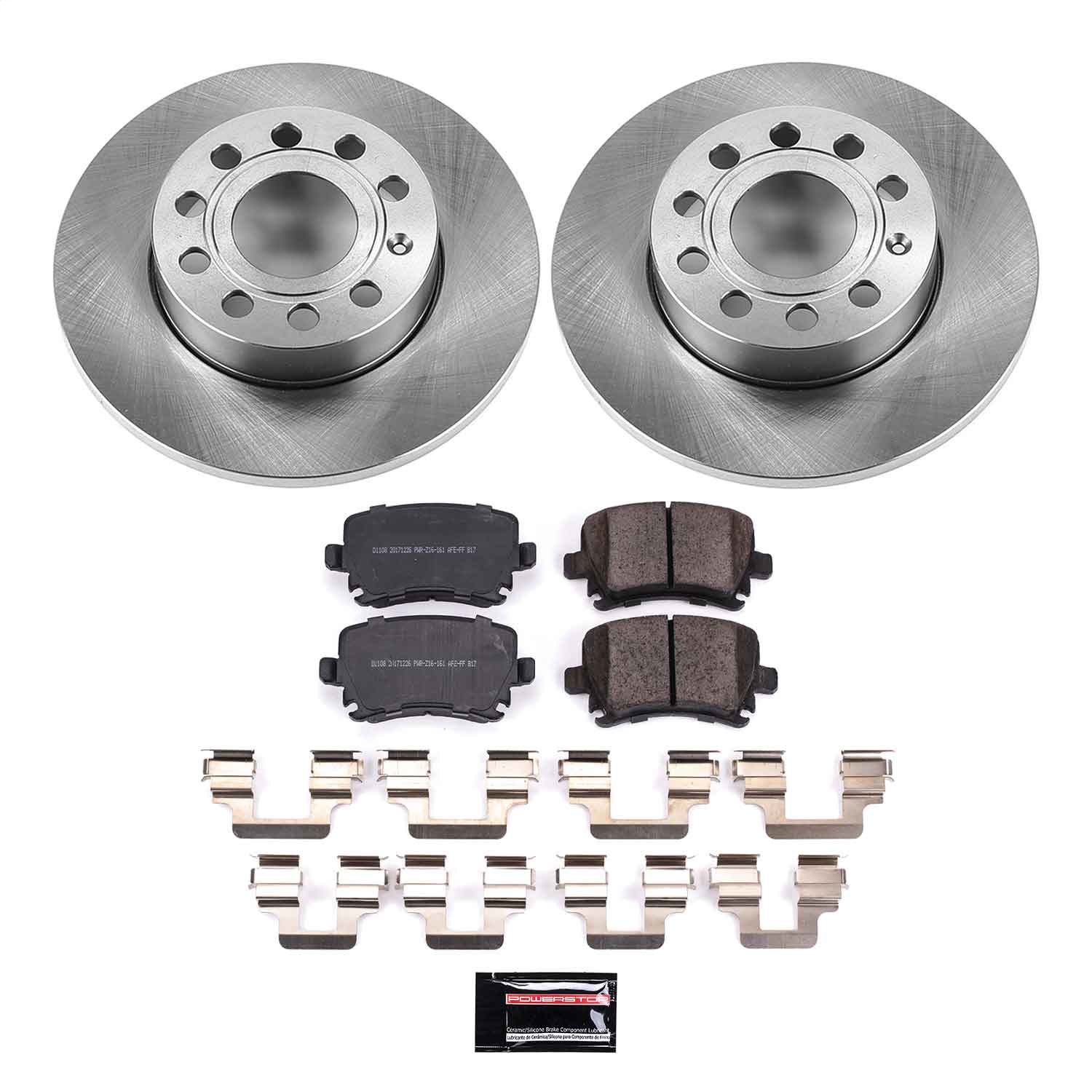 Power Stop - KOE4627 - Rear - Disc Brake Pad and Rotor Kit