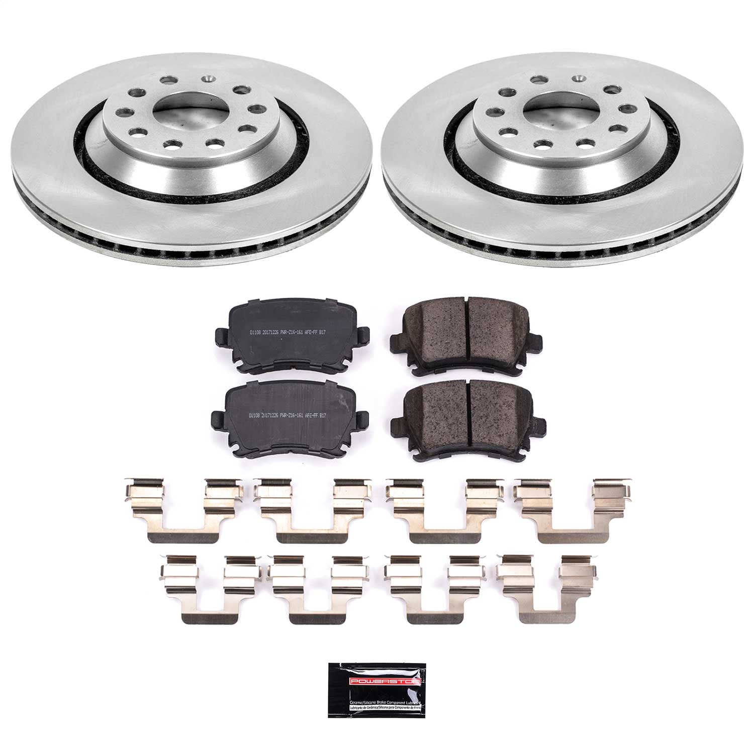 Power Stop - KOE4628 - Rear - Disc Brake Pad and Rotor Kit