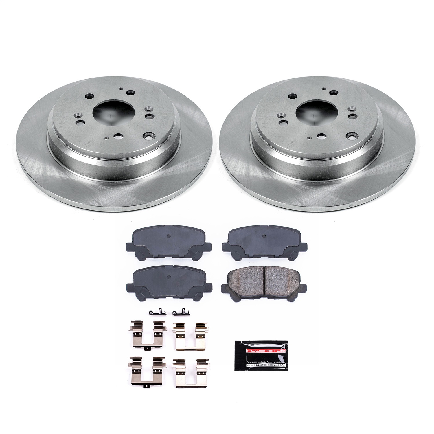 Power Stop - KOE4685 - Rear - Disc Brake Pad and Rotor Kit