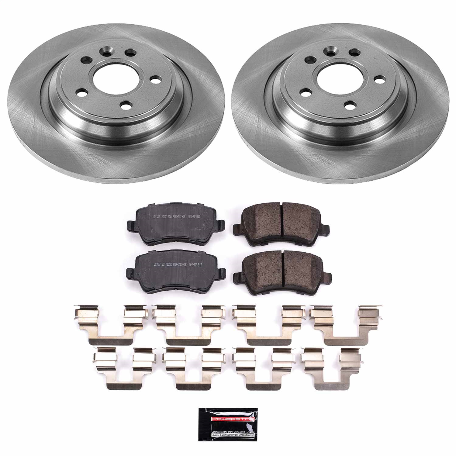Power Stop - KOE4704 - Rear - Disc Brake Pad and Rotor Kit