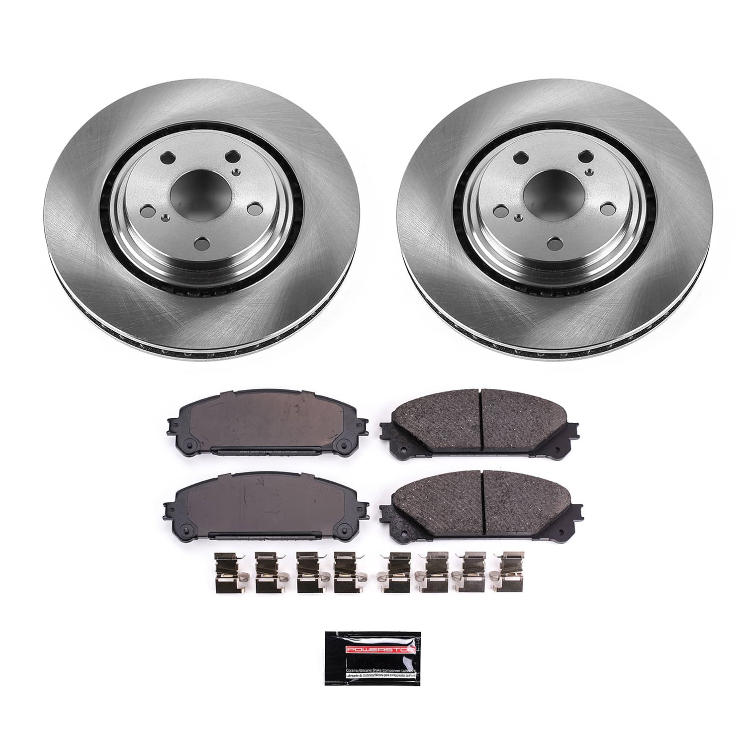 Power Stop - KOE4713 - Front - Disc Brake Pad and Rotor Kit