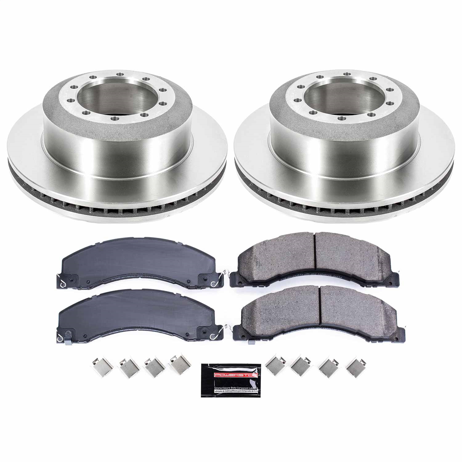 Power Stop - KOE4722 - Rear - Disc Brake Pad and Rotor Kit
