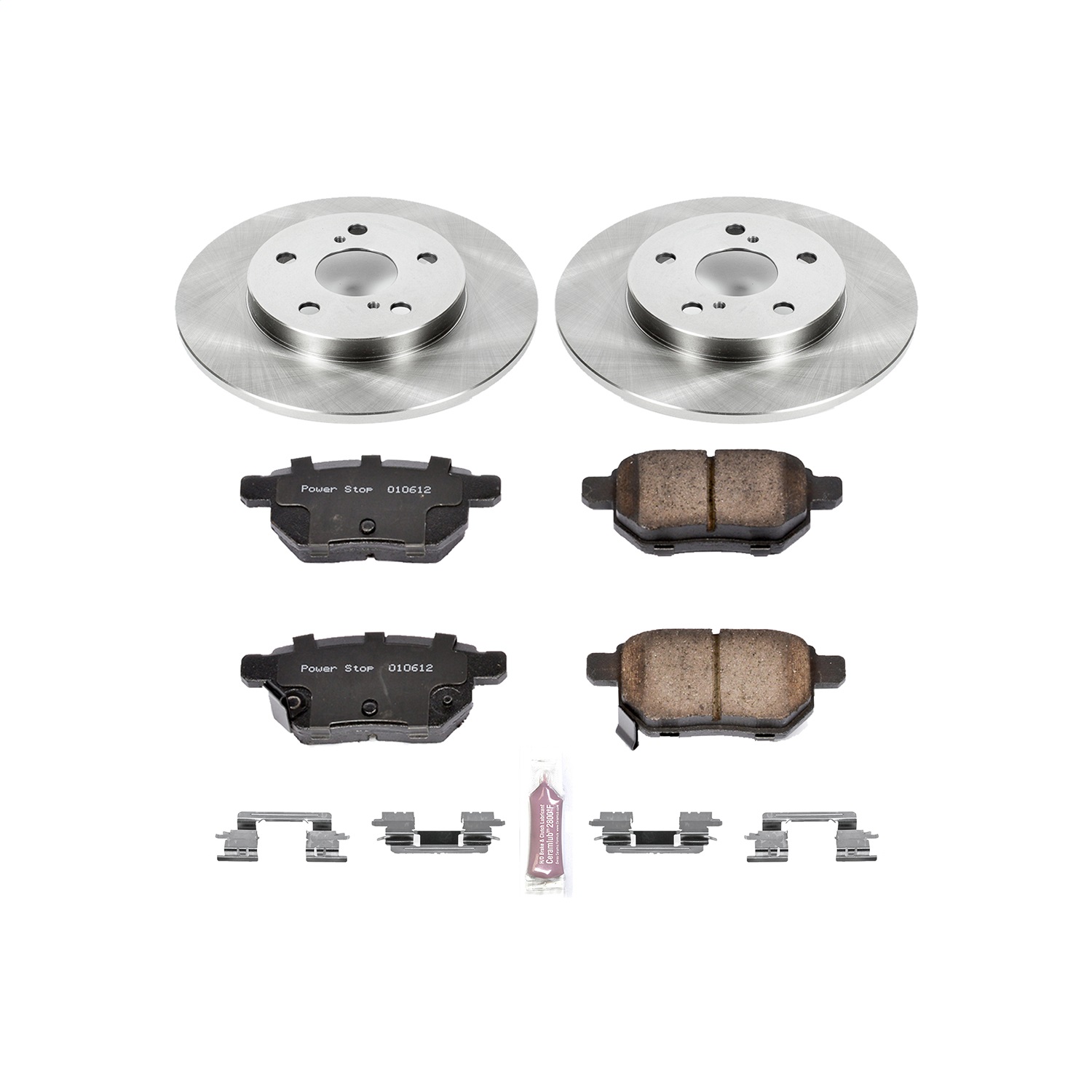 Power Stop - KOE4737 - Rear - Disc Brake Pad and Rotor Kit