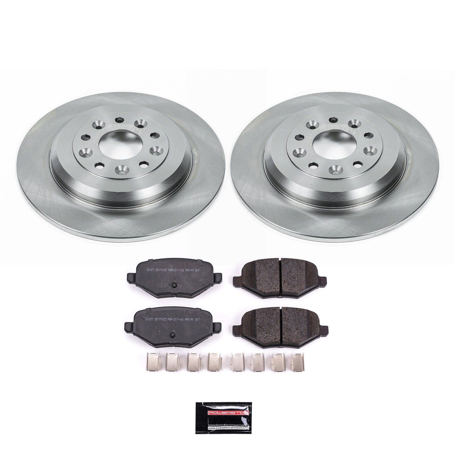 Power Stop - KOE4744 - Rear - Disc Brake Pad and Rotor Kit