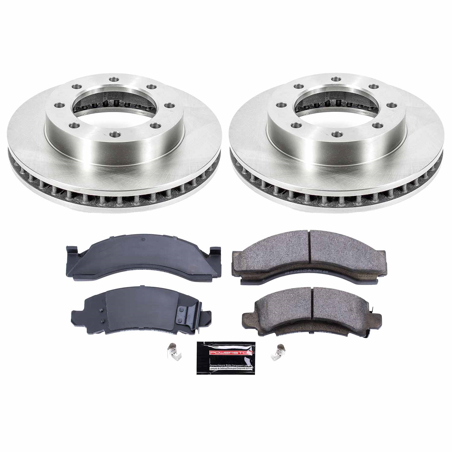 Power Stop - KOE4753 - Front - Disc Brake Pad and Rotor Kit