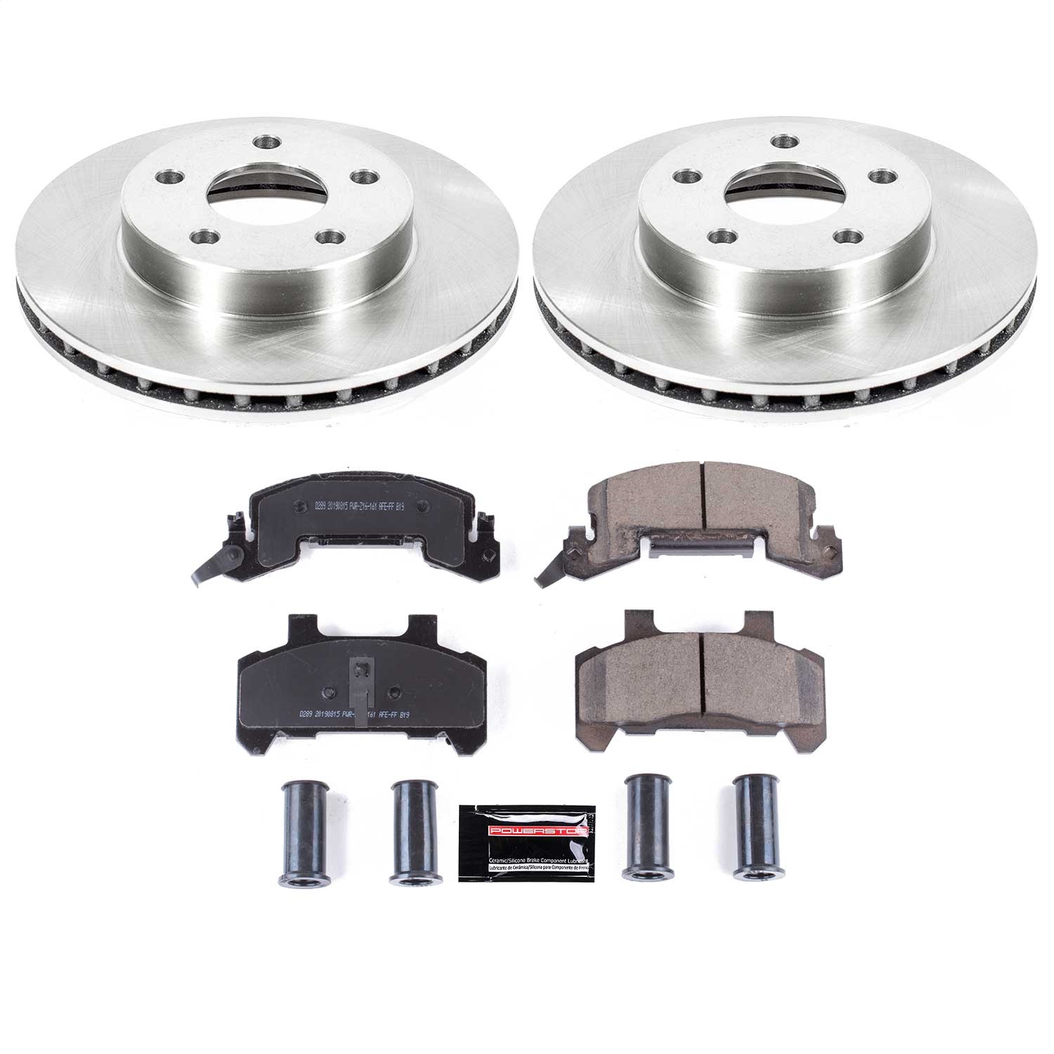 Power Stop - KOE4808 - Front - Disc Brake Pad and Rotor Kit