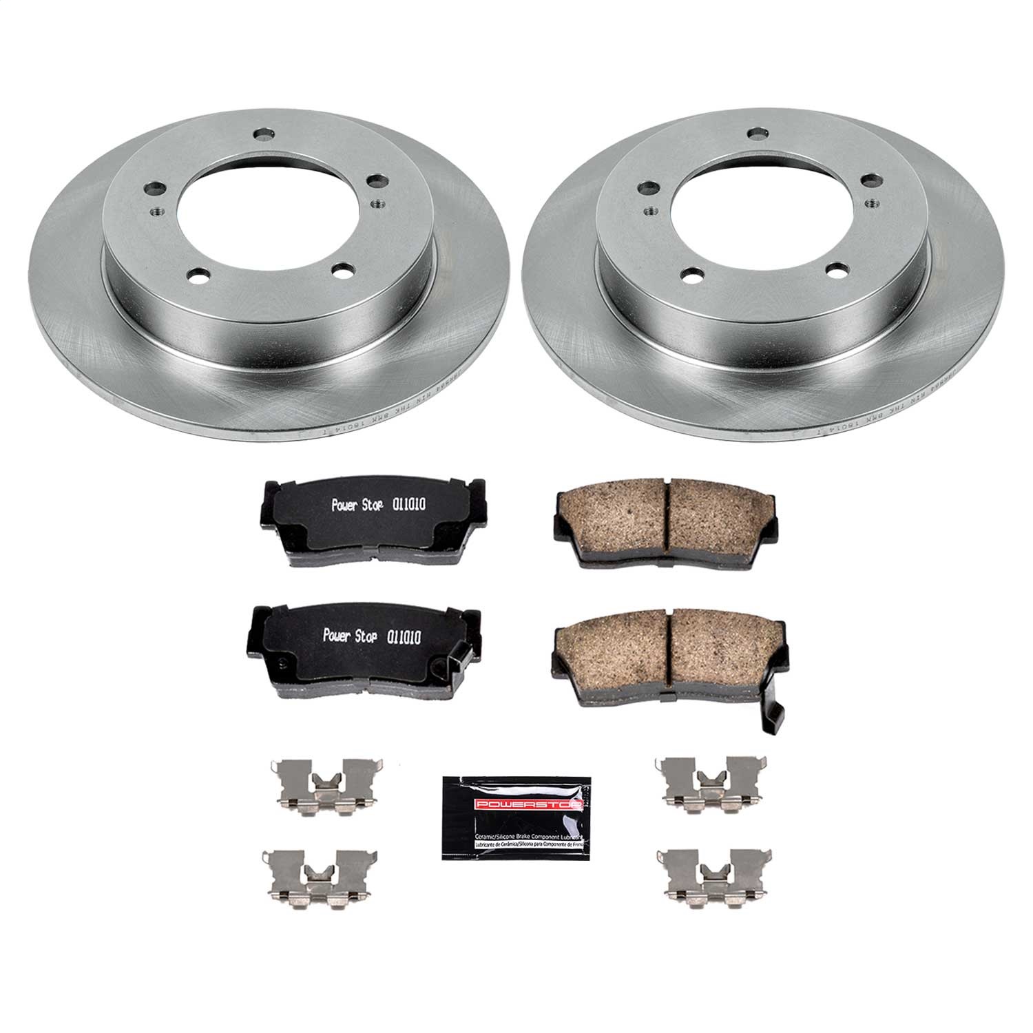 Power Stop - KOE4919 - Front - Disc Brake Pad and Rotor Kit