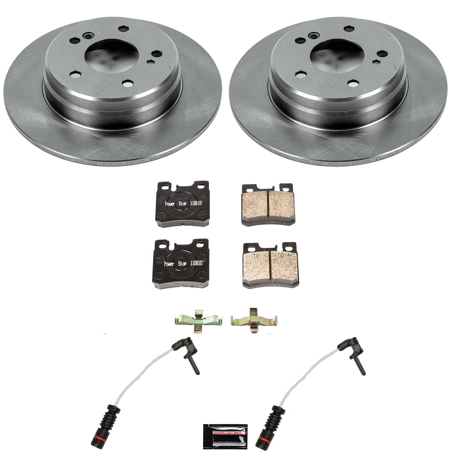 Power Stop - KOE4948 - Rear - Disc Brake Pad and Rotor Kit