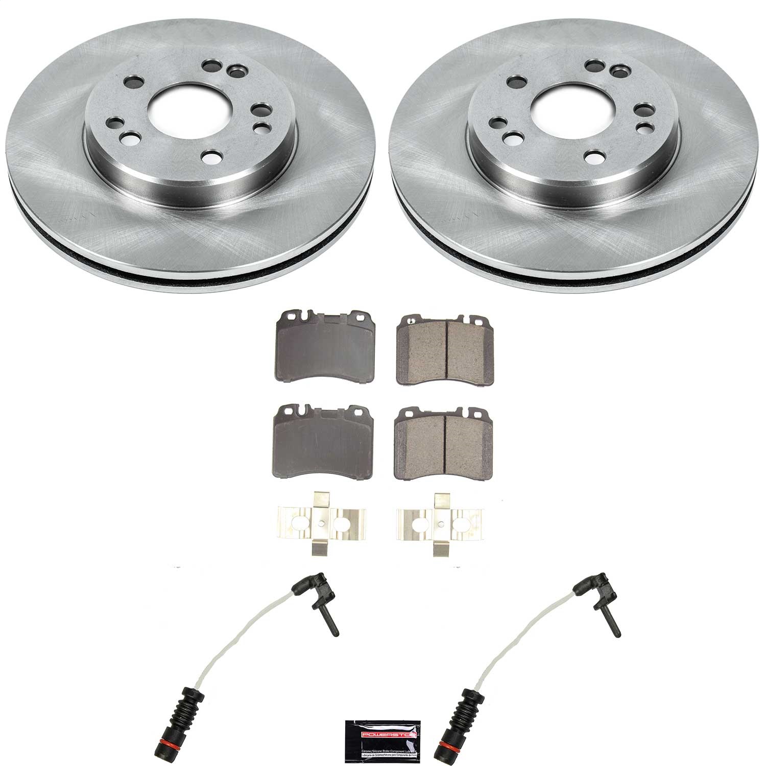 Power Stop - KOE5020 - Front - Disc Brake Pad and Rotor Kit