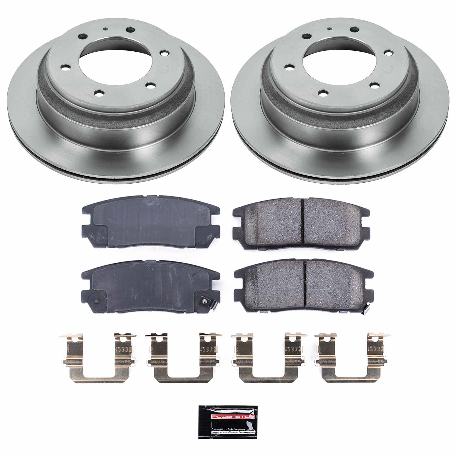 Power Stop - KOE5029 - Rear - Disc Brake Pad and Rotor Kit