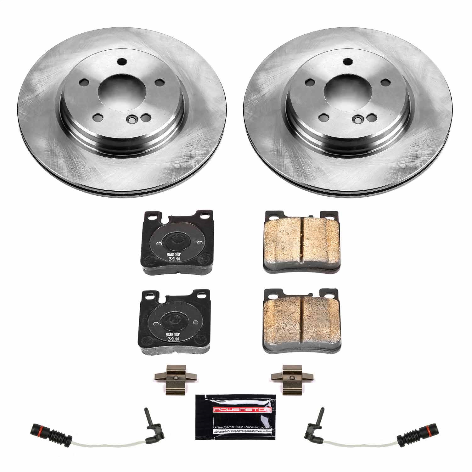 Power Stop - KOE5053 - Rear - Disc Brake Pad and Rotor Kit