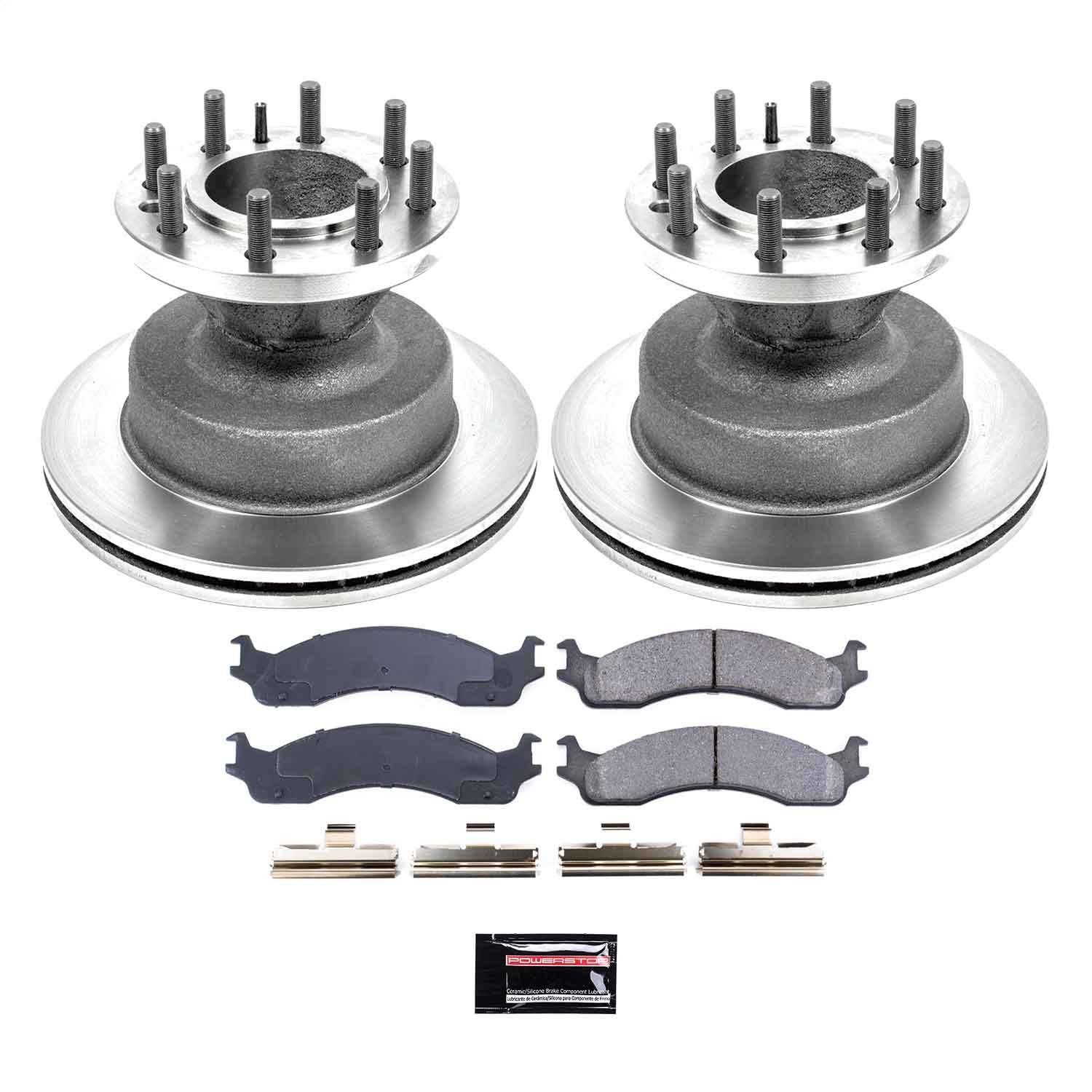 Power Stop - KOE5084 - Front - Disc Brake Pad and Rotor Kit
