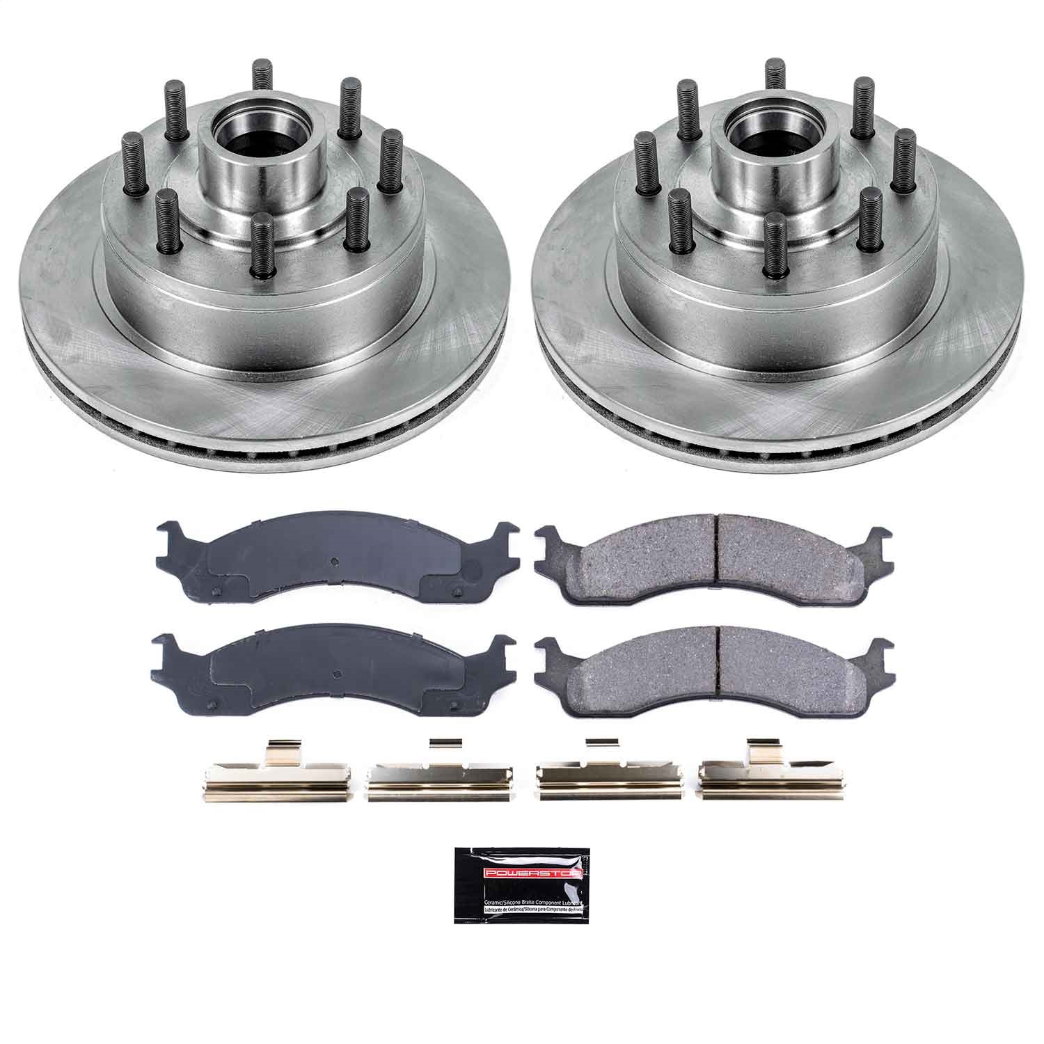 Power Stop - KOE5088 - Front - Disc Brake Pad and Rotor Kit