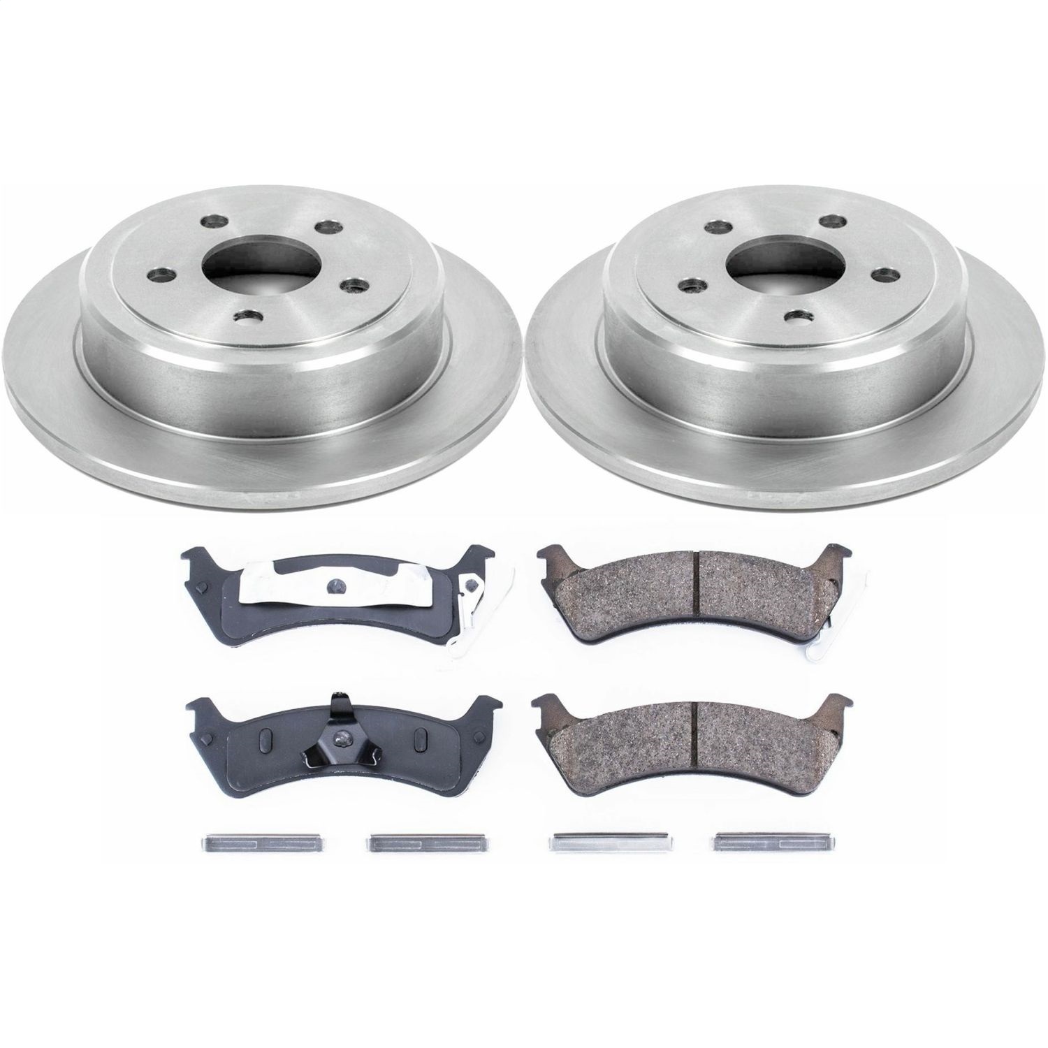 Power Stop - KOE5098 - Rear - Disc Brake Pad and Rotor Kit