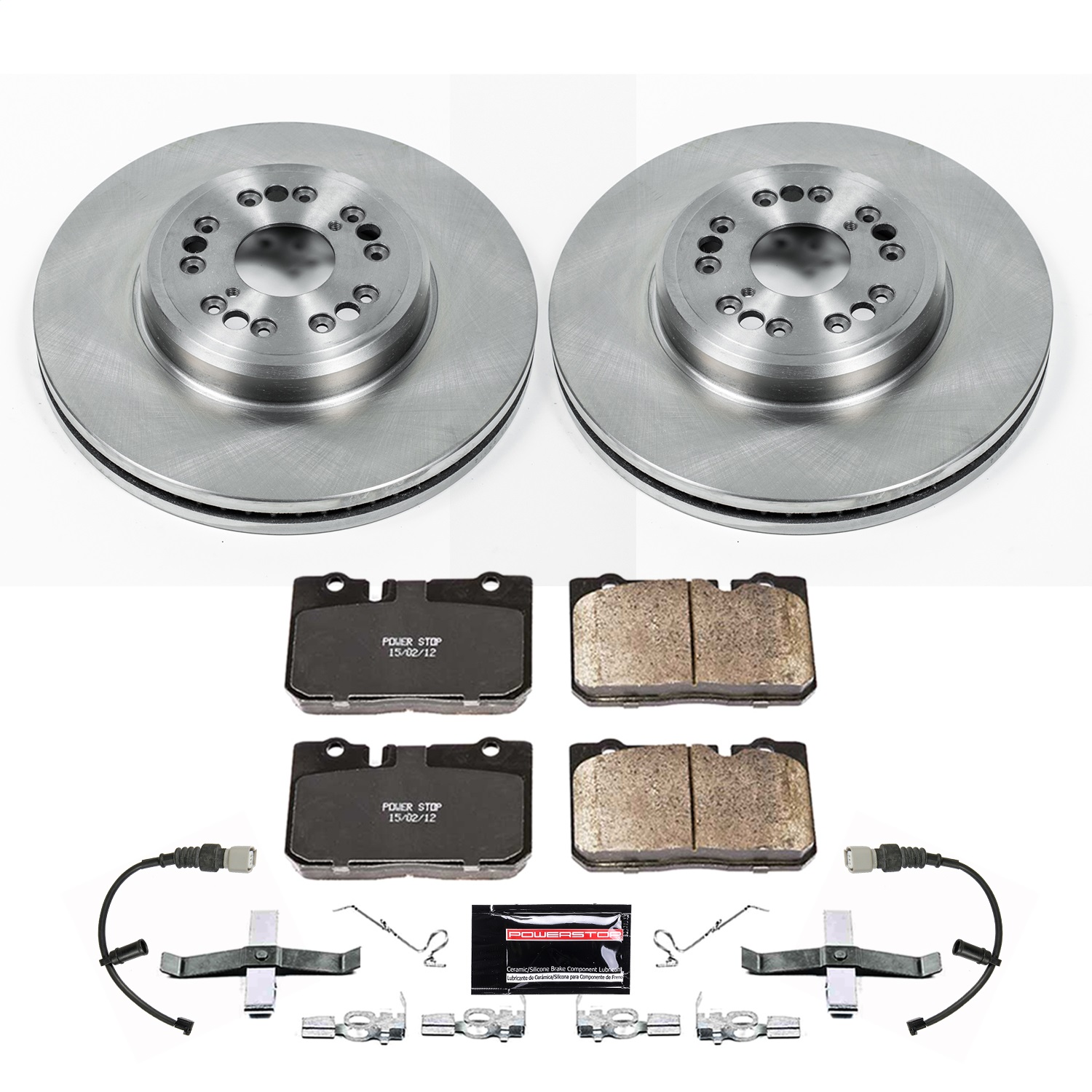 Power Stop - KOE5099 - Front - Disc Brake Pad and Rotor Kit
