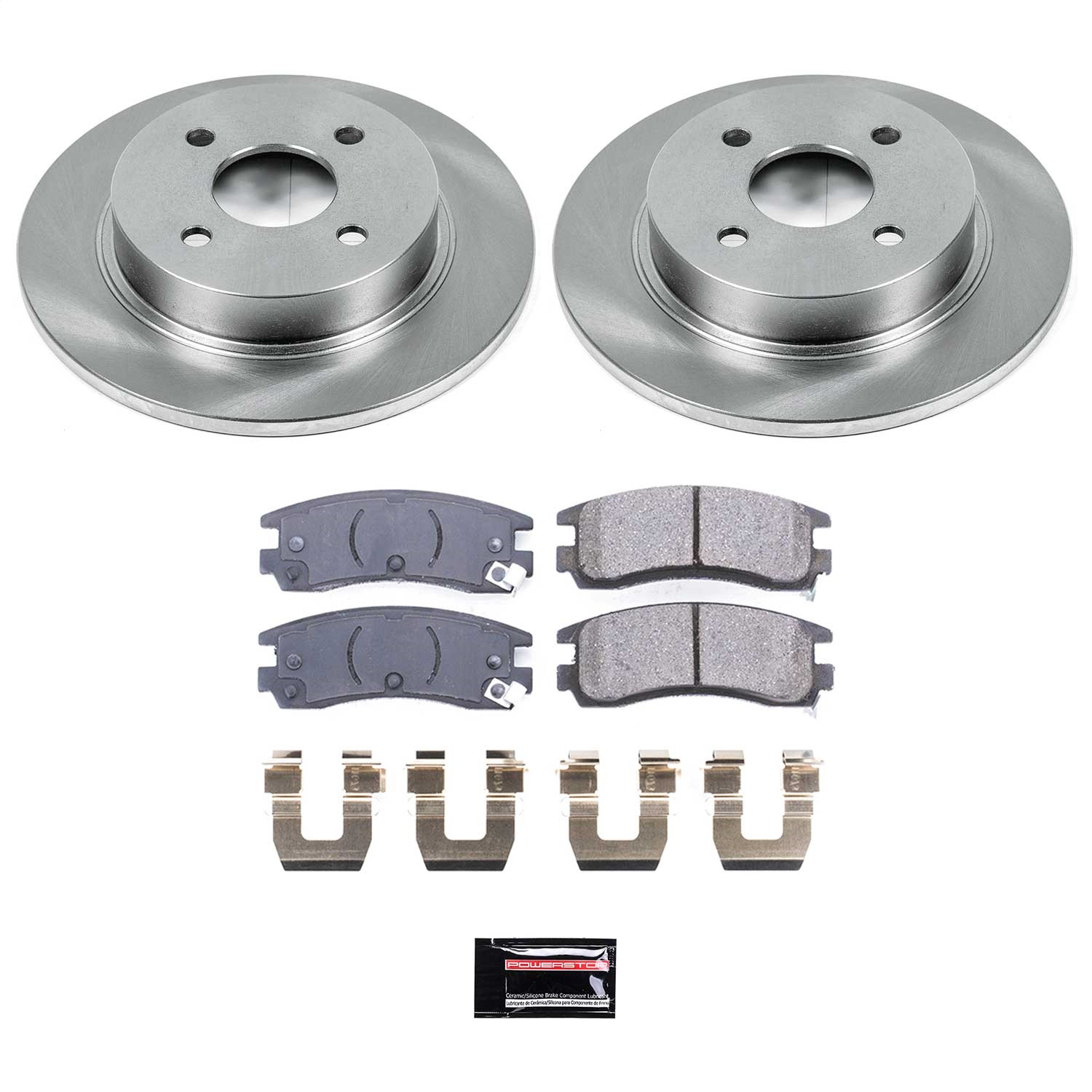 Power Stop - KOE5133 - Rear - Disc Brake Pad and Rotor Kit