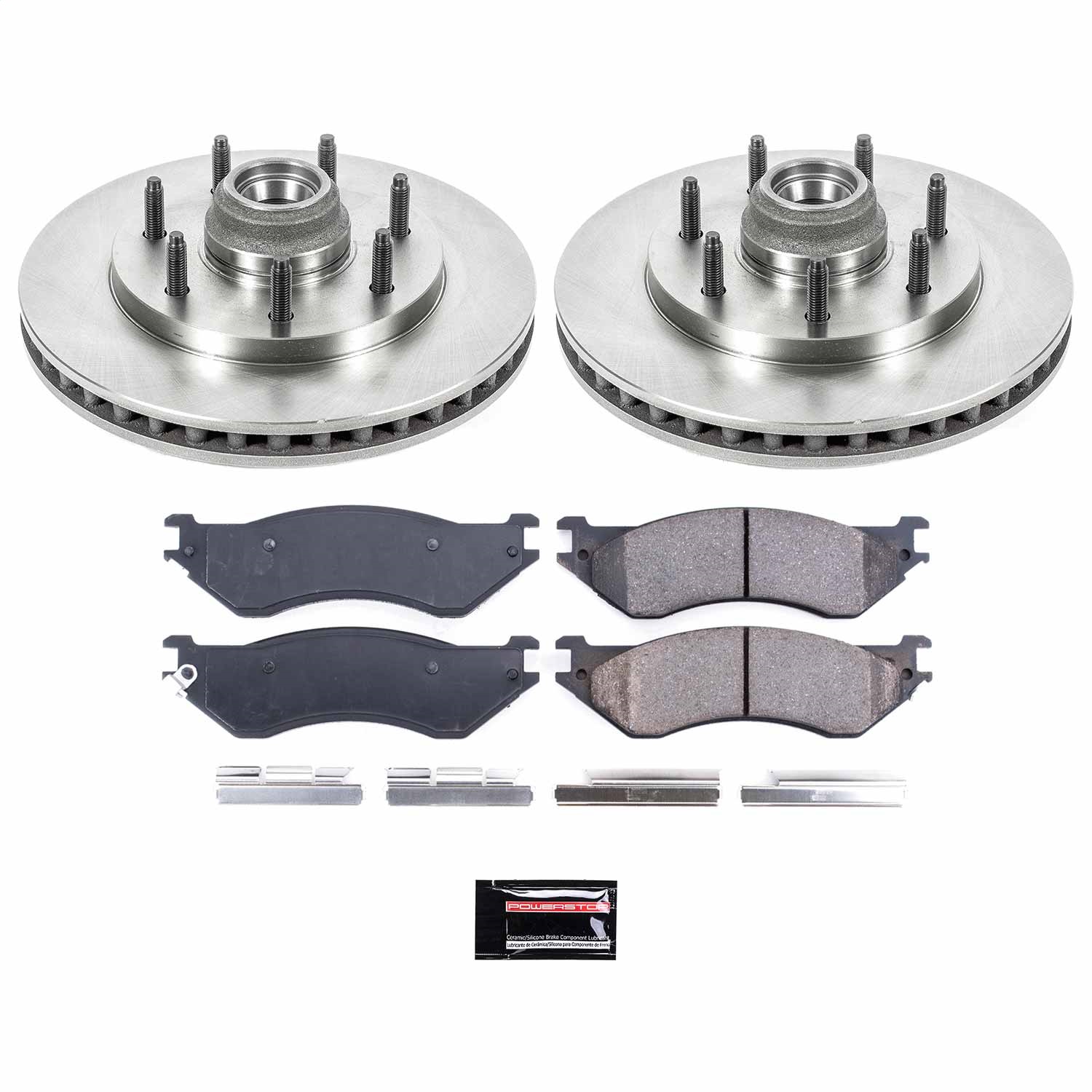 Power Stop - KOE5138 - Front - Disc Brake Pad and Rotor Kit