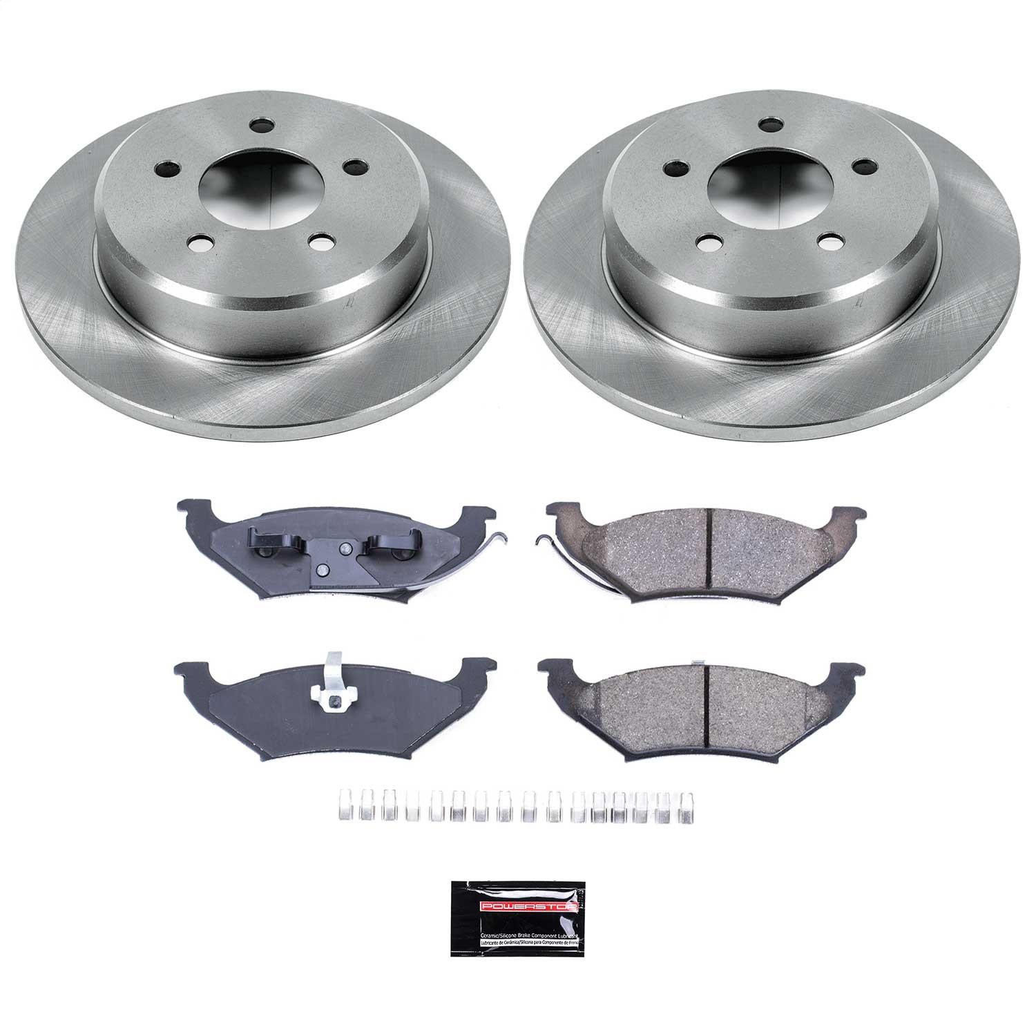 Power Stop - KOE5149 - Rear - Disc Brake Pad and Rotor Kit