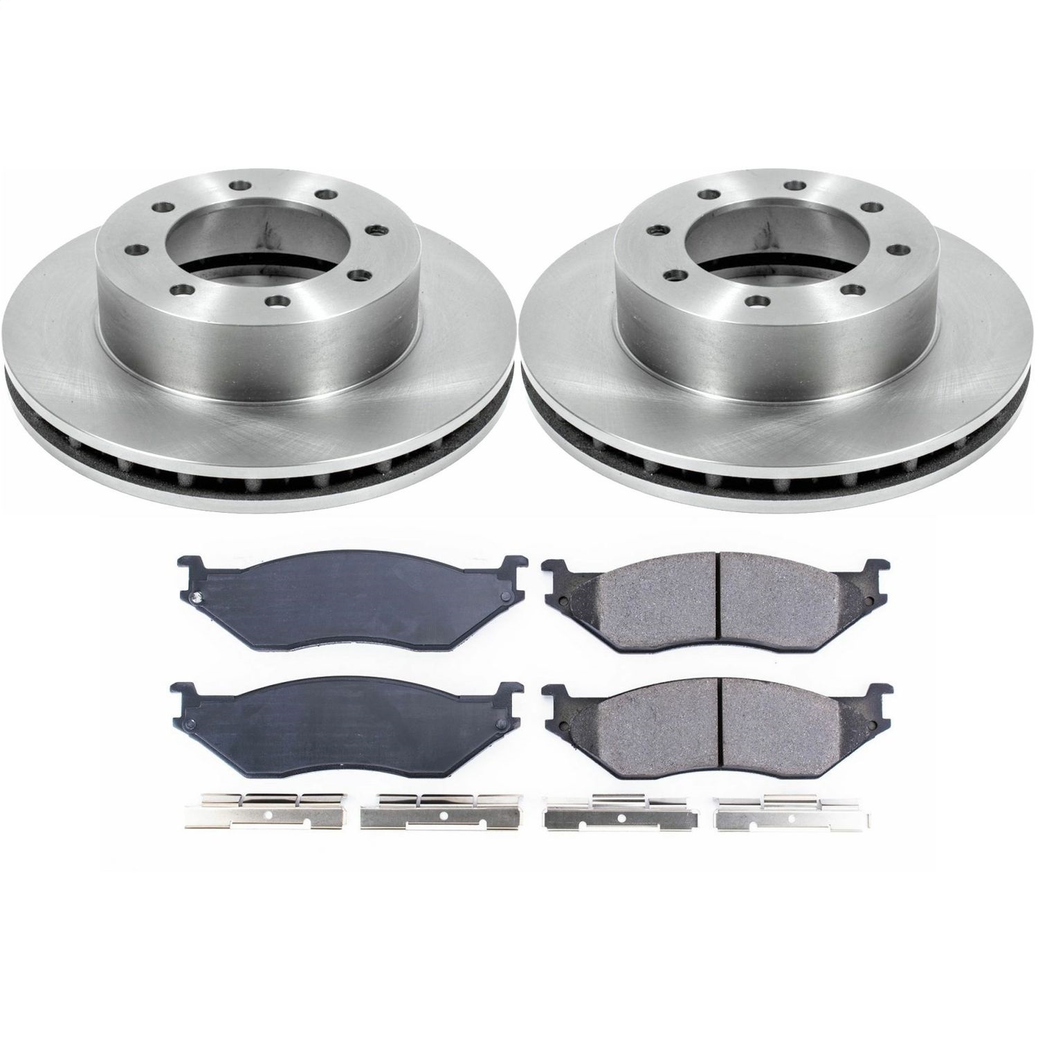 Power Stop - KOE5185 - Front - Disc Brake Pad and Rotor Kit