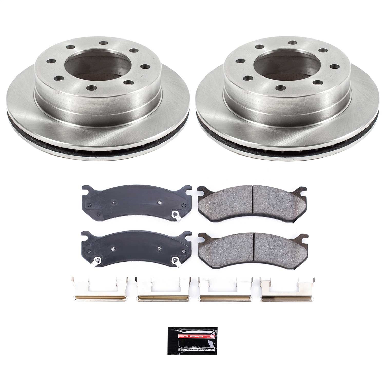 Power Stop - KOE5190 - Rear - Disc Brake Pad and Rotor Kit