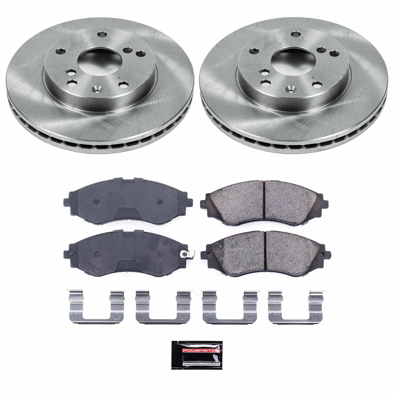 Power Stop - KOE5199 - Front - Disc Brake Pad and Rotor Kit
