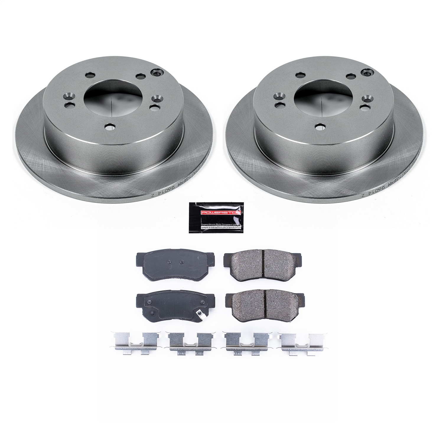 Power Stop - KOE5214 - Rear - Disc Brake Pad and Rotor Kit