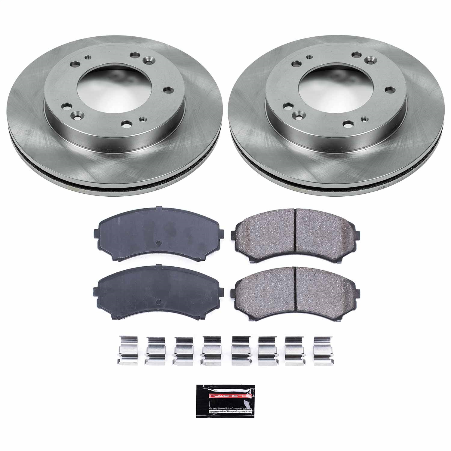 Power Stop - KOE5259 - Front - Disc Brake Pad and Rotor Kit