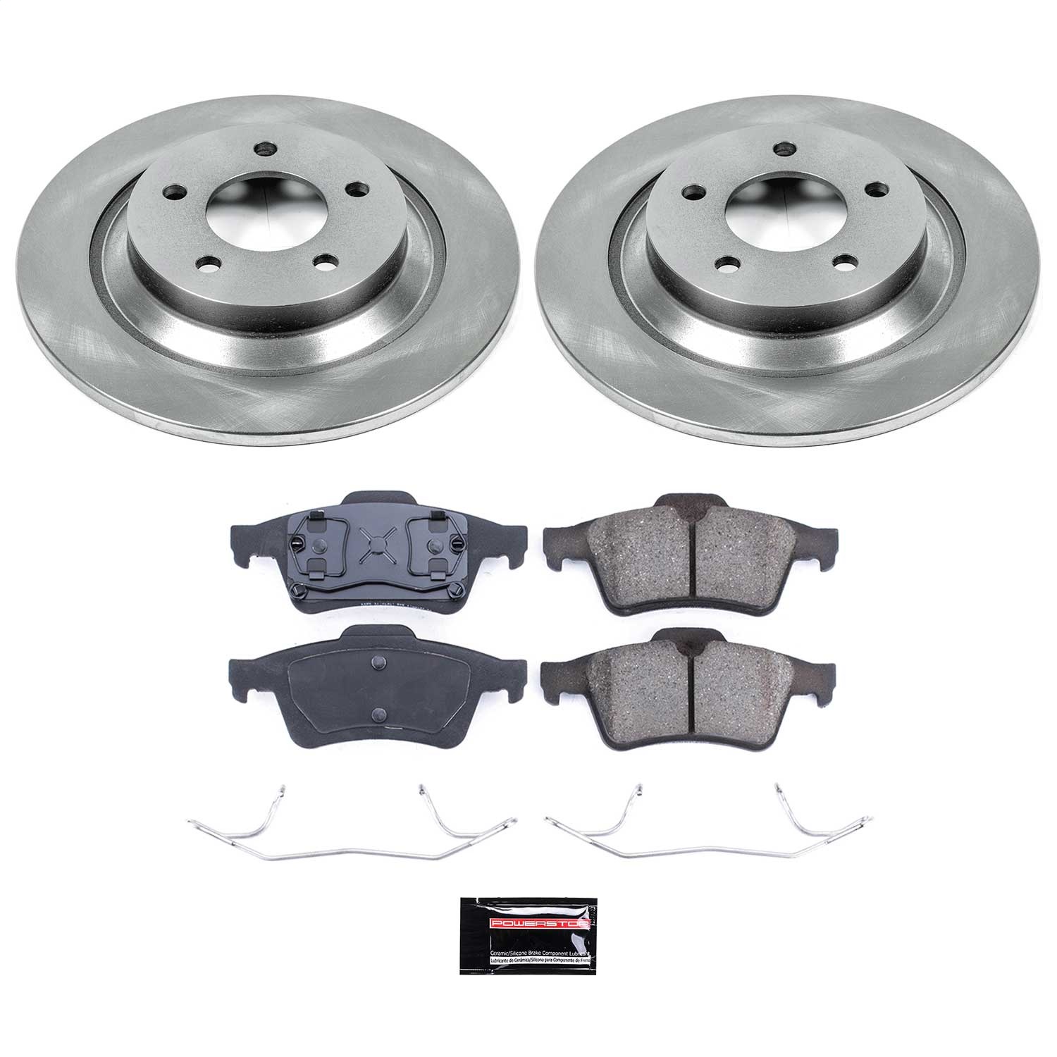 Power Stop - KOE5310 - Rear - Disc Brake Pad and Rotor Kit