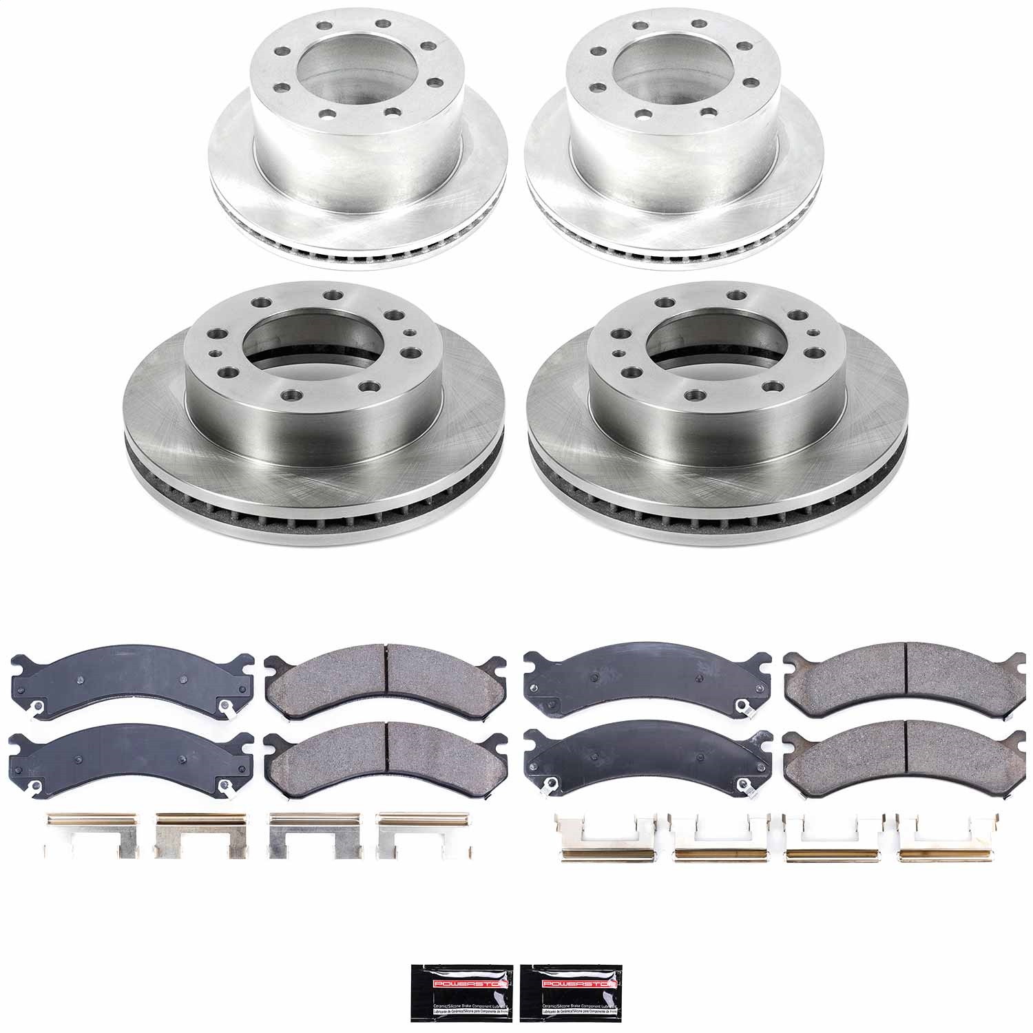 Power Stop - KOE5338 - Front and Rear - Disc Brake Pad and Rotor Kit