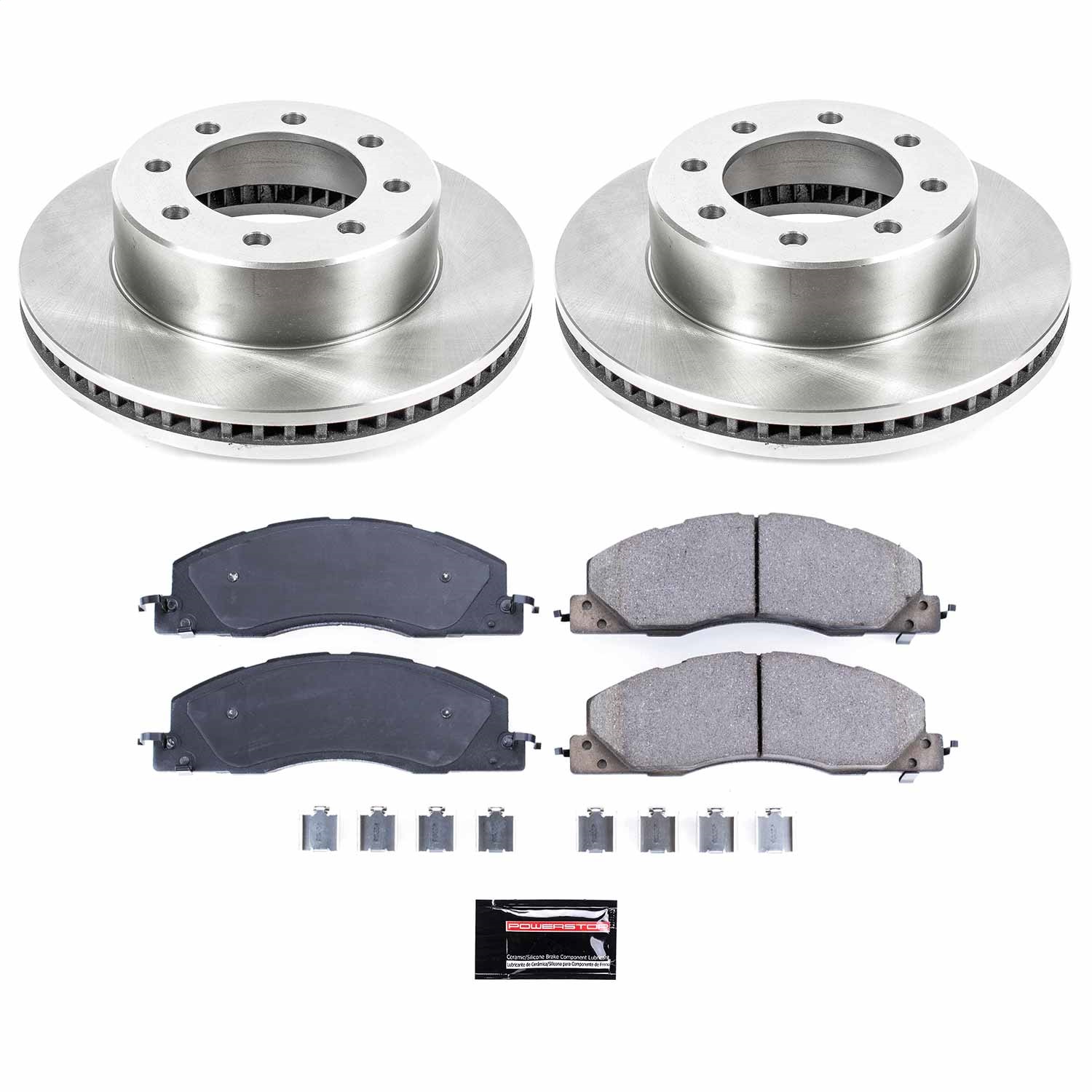 Power Stop - KOE5411 - Front - Disc Brake Pad and Rotor Kit