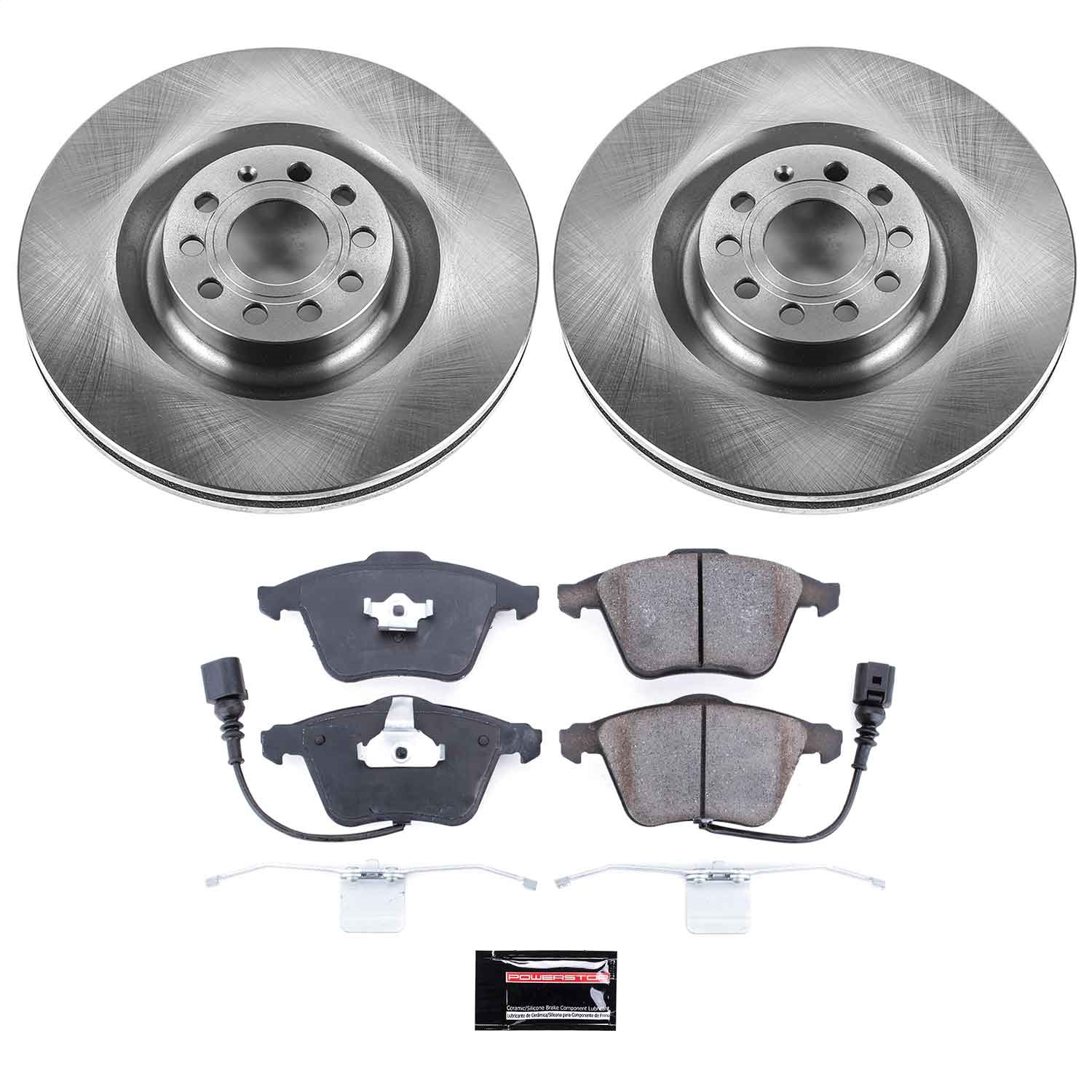 Power Stop - KOE5425 - Front - Disc Brake Pad and Rotor Kit