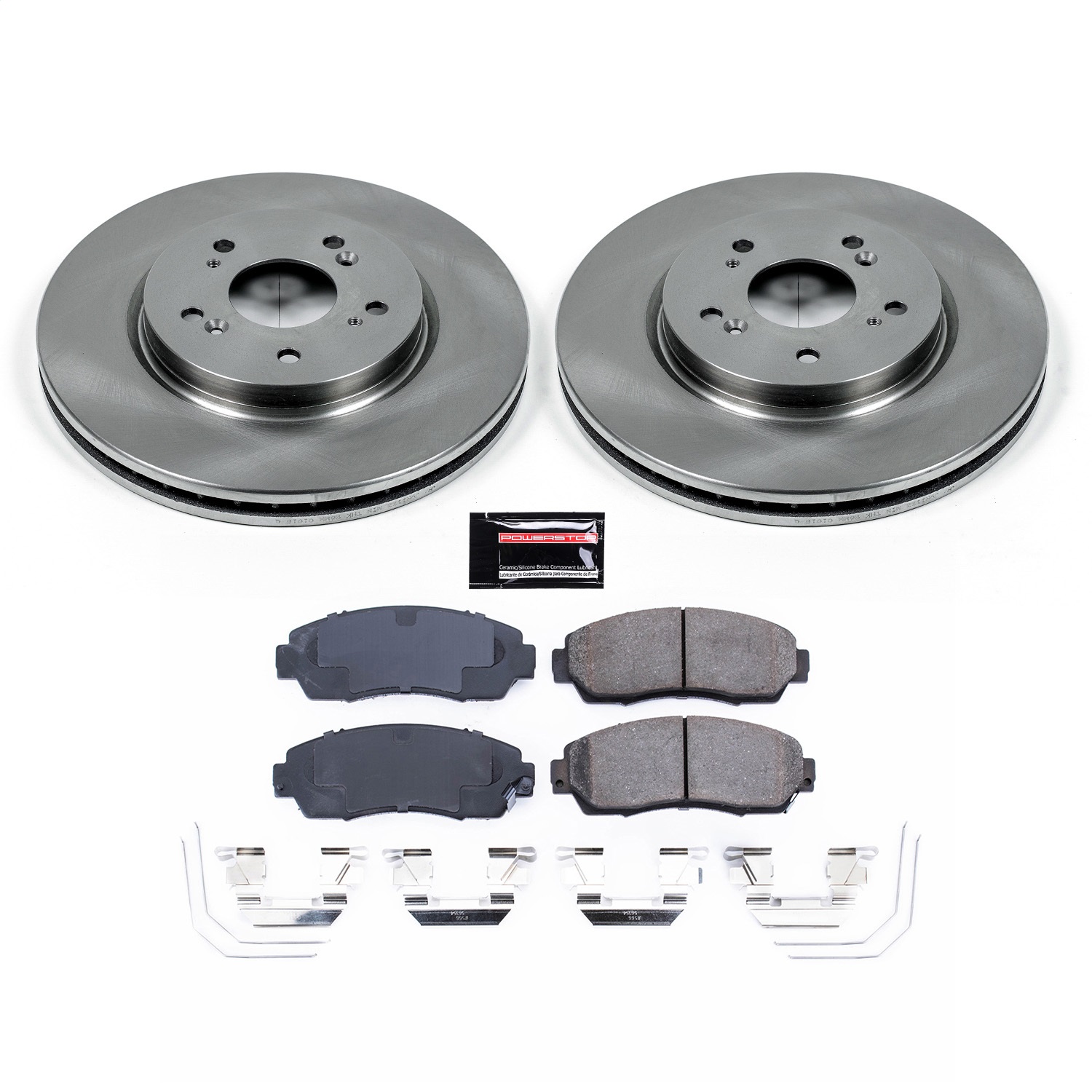 Power Stop - KOE5432 - Front - Disc Brake Pad and Rotor Kit