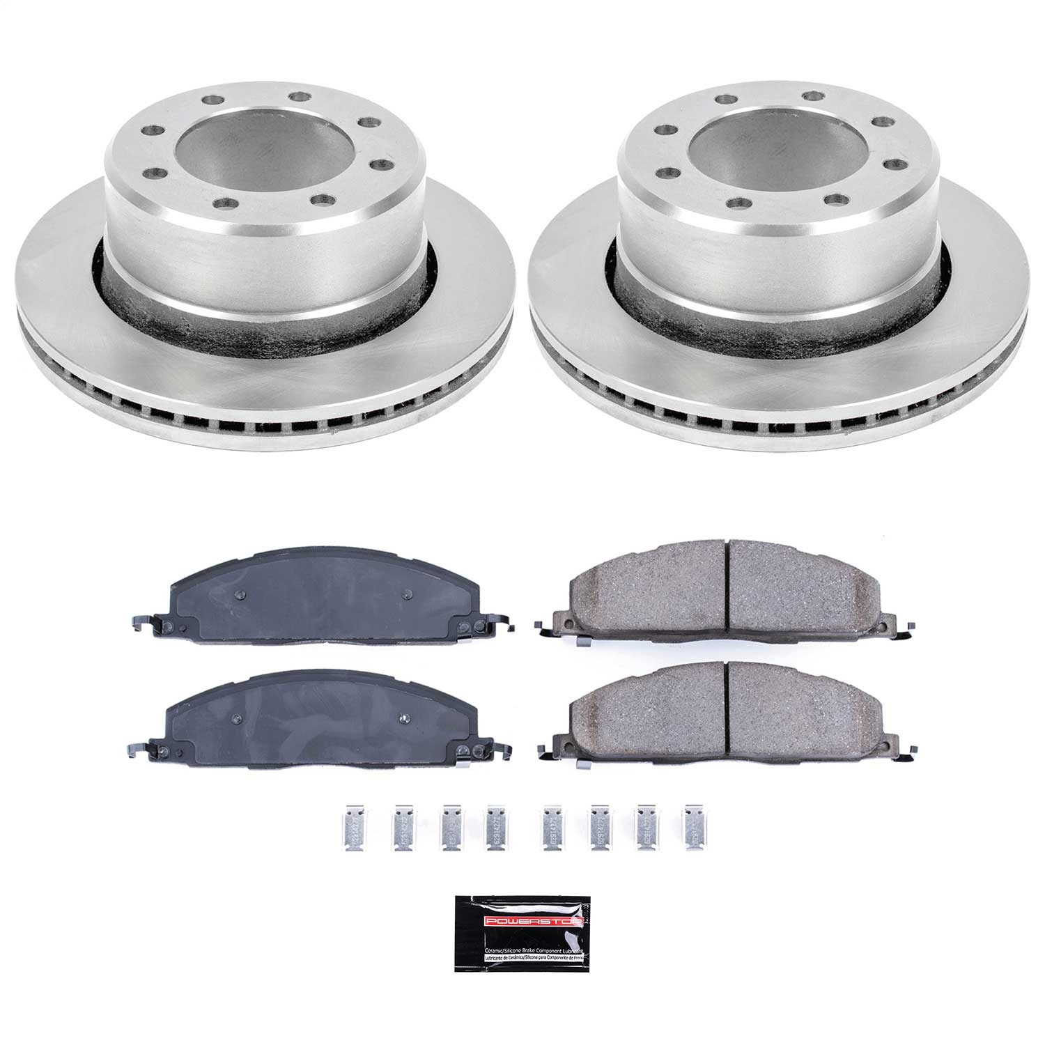 Power Stop - KOE5487 - Rear - Disc Brake Pad and Rotor Kit